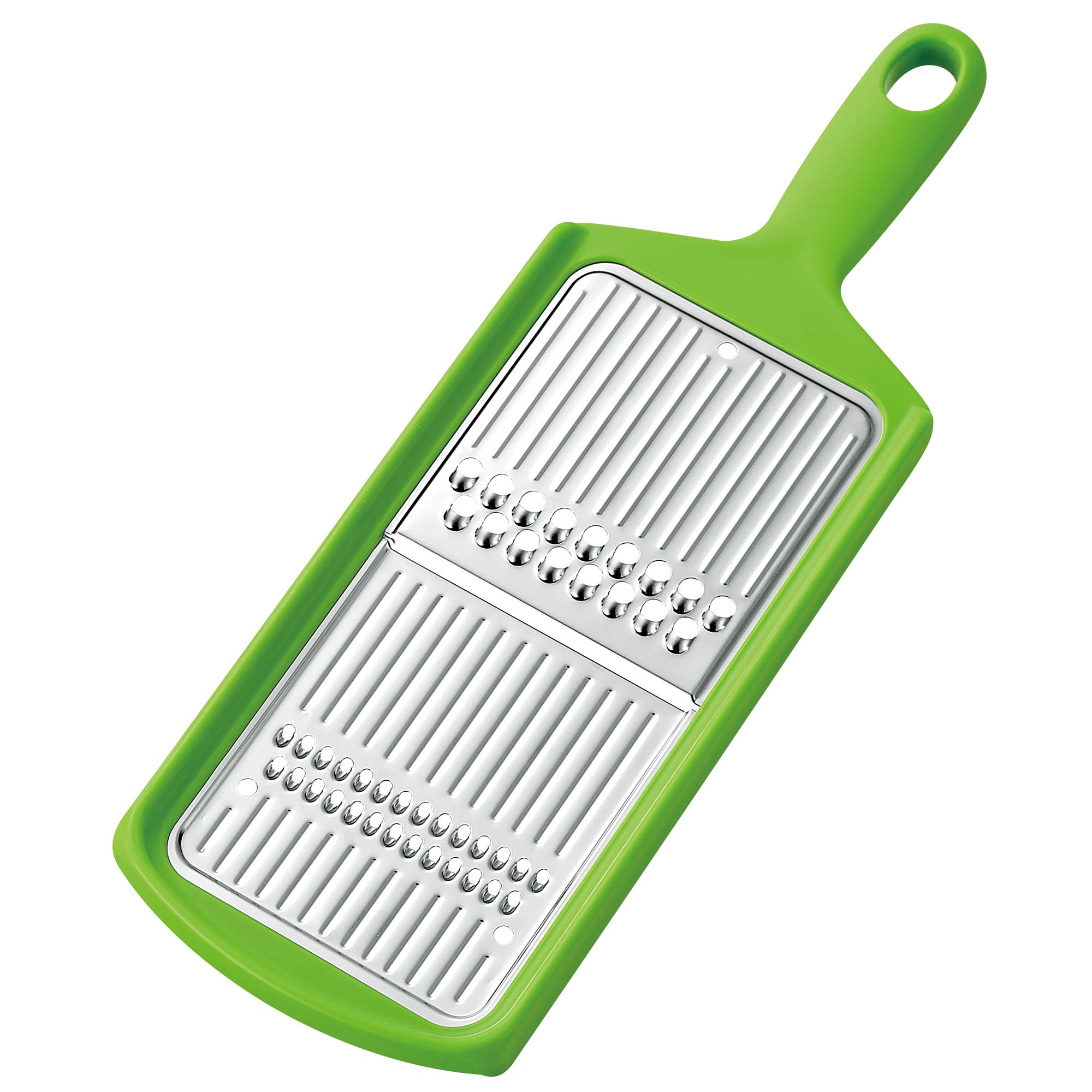 Shimomura Kougyou FVS-614 Full Veggie Smile Julienne Slicer & Grater, Dishwasher Safe, Made in Japan, Color: Green, 10.6 x 3.5 x 0.6 in (268 x 90 x 14 mm) : Home & Kitchen
