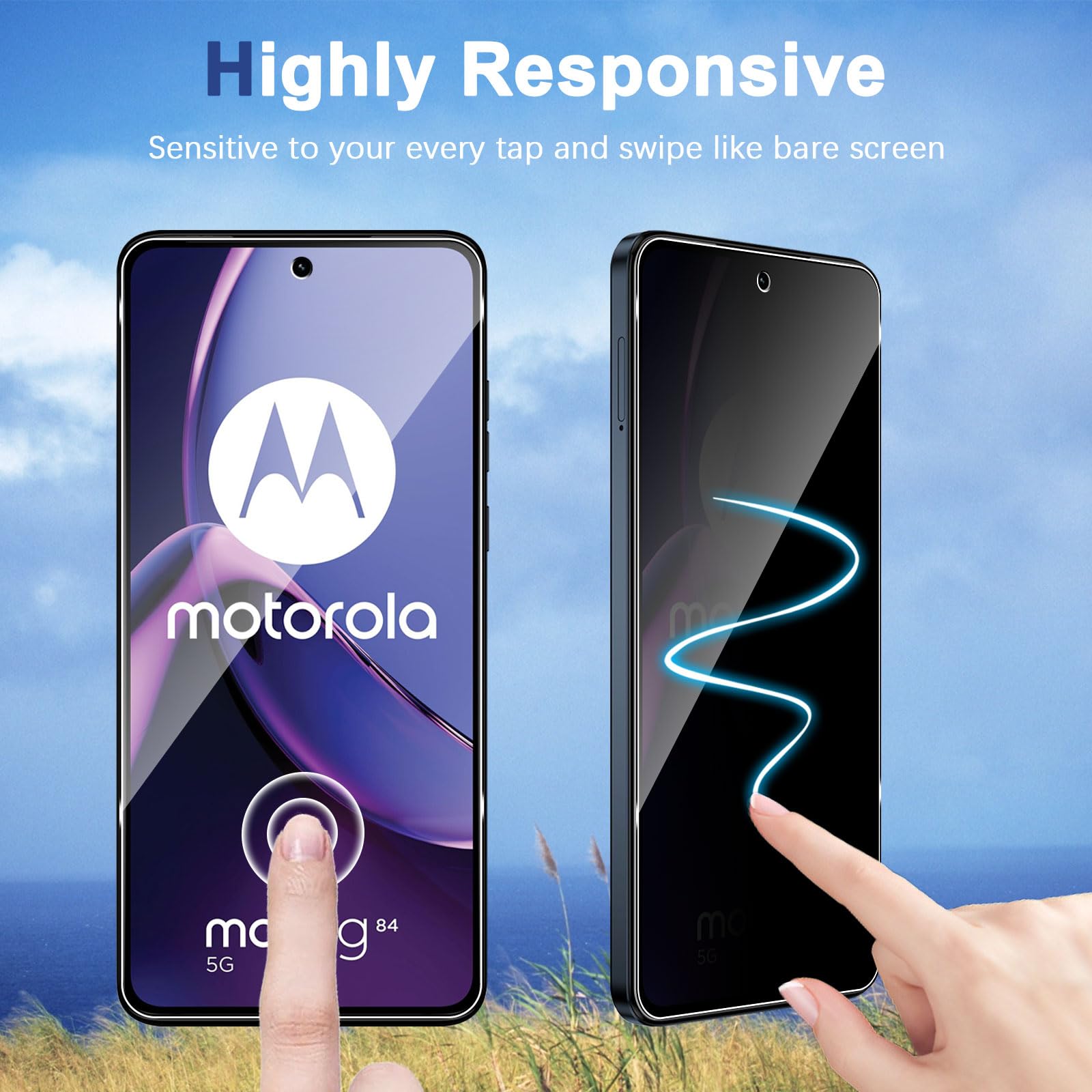 Pellicola Funrae Privacy Pellicola Vetro Temperato Per Motorola - Foto 10