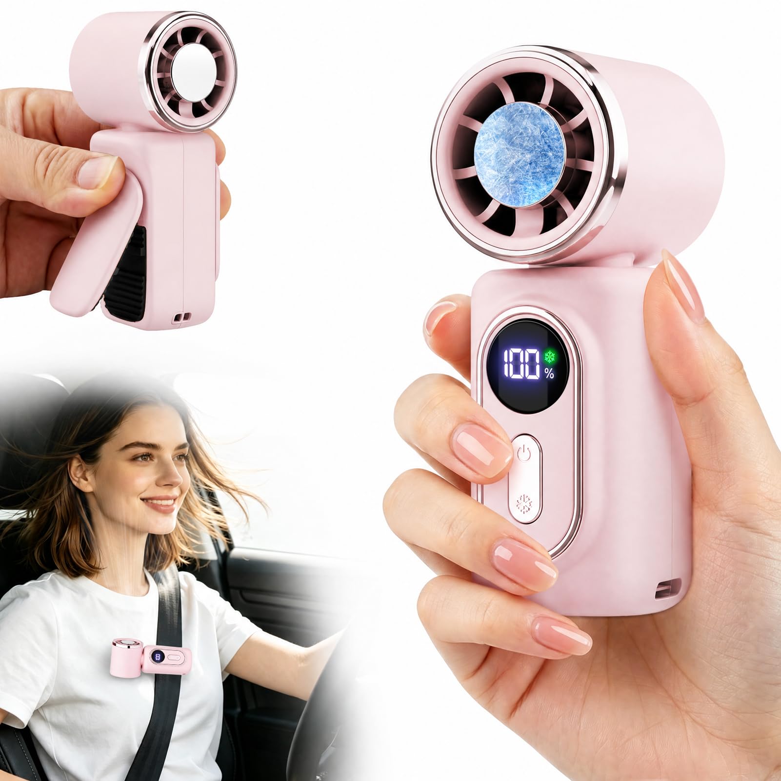Ventilateur portable à clipser pour poussette et voyage en plein air