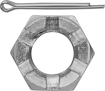 Amazon.com: Caltric Front Wheel Castle Nut with Cotter Pin