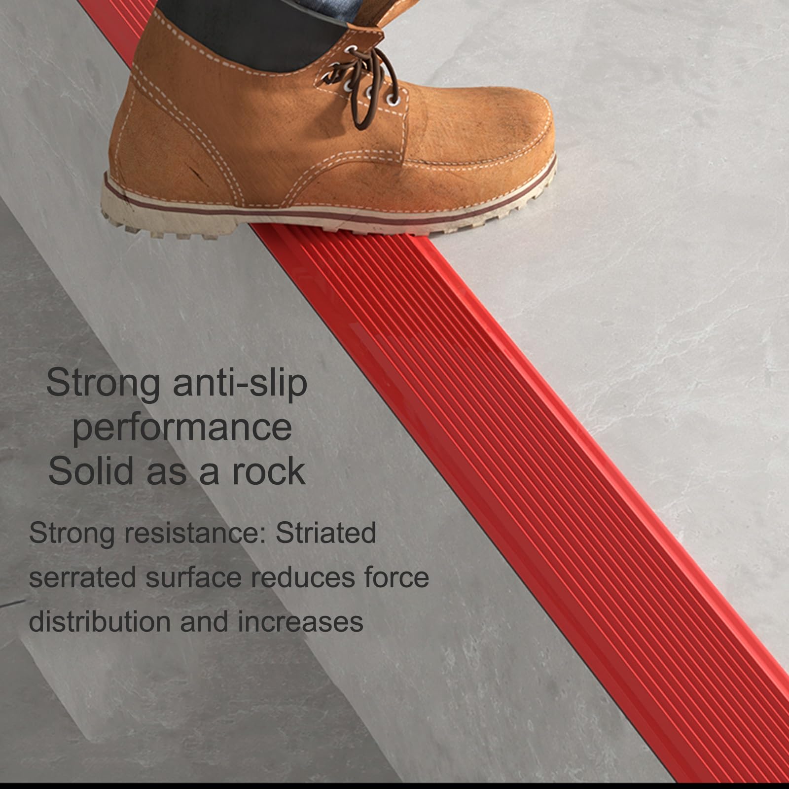 Antideslizante Escaleras Antideslizante, cinta antideslizante escaleras, Protectores de Madera Antideslizantes y absorbentes del Sonido, Para Peldaños Exteriores(Green,6CM/2.3IN)