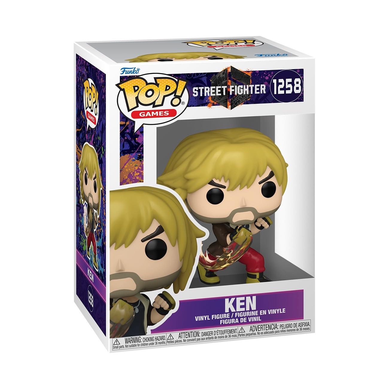 Funko POP! Games: Street Fighter 6 - Ken - Collectable Vinyl Figure - Gift Idea - Official Merchandise - Toys For Kids & Adults - Model Figure for Collectors and Display