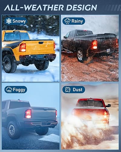 Miniatura 74 de Nilight Conjunto de luz trasera para Dodge Ram 2009 2010 2011 2012 2013 2014 2015 2016 2017 2018 Dodge Ram 1500 2500 3500 2019 2020 2021 estilo Lado