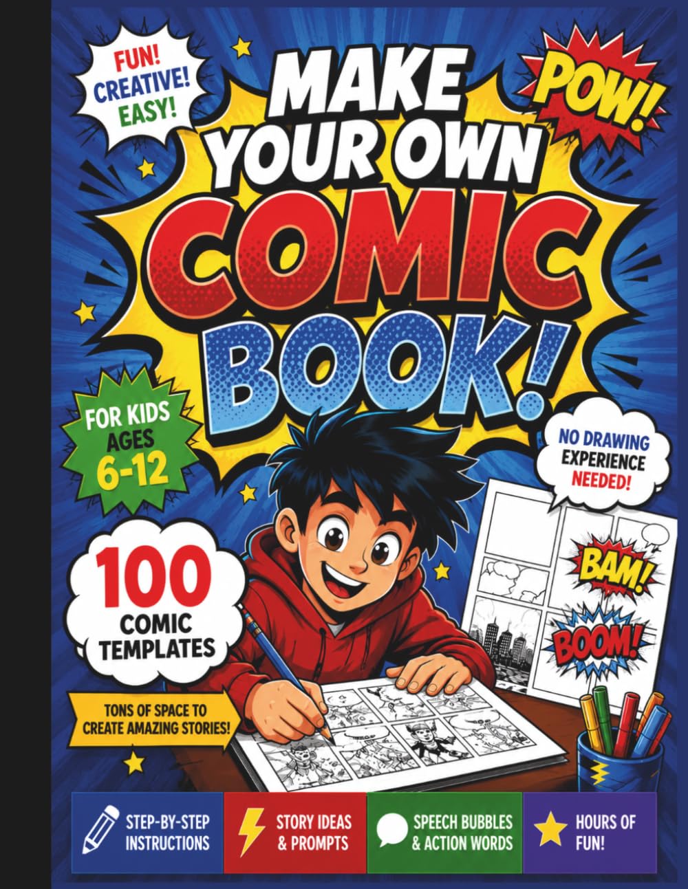 Create Your Own Comic Book: Story Boards For Kids