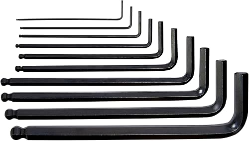 Miniatura 5 de CRAFTSMAN Juego de llaves hexagonales Allen con extremo de bola, MM, 10 piezas (CMHT26029)