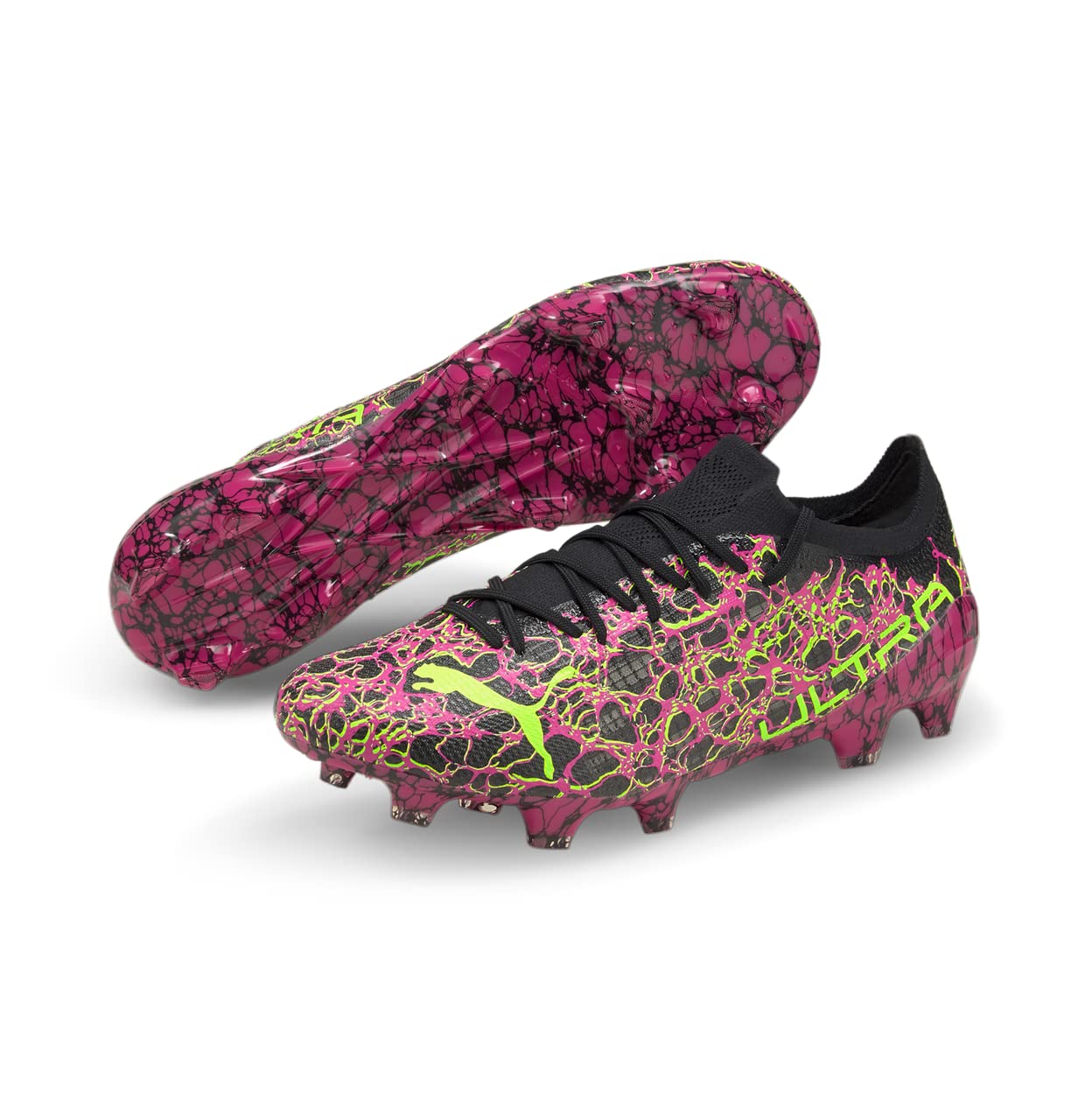 Amazon | PUMA Ultra 1.3 FG/AG Ultra Magenta/Puma Black/Green