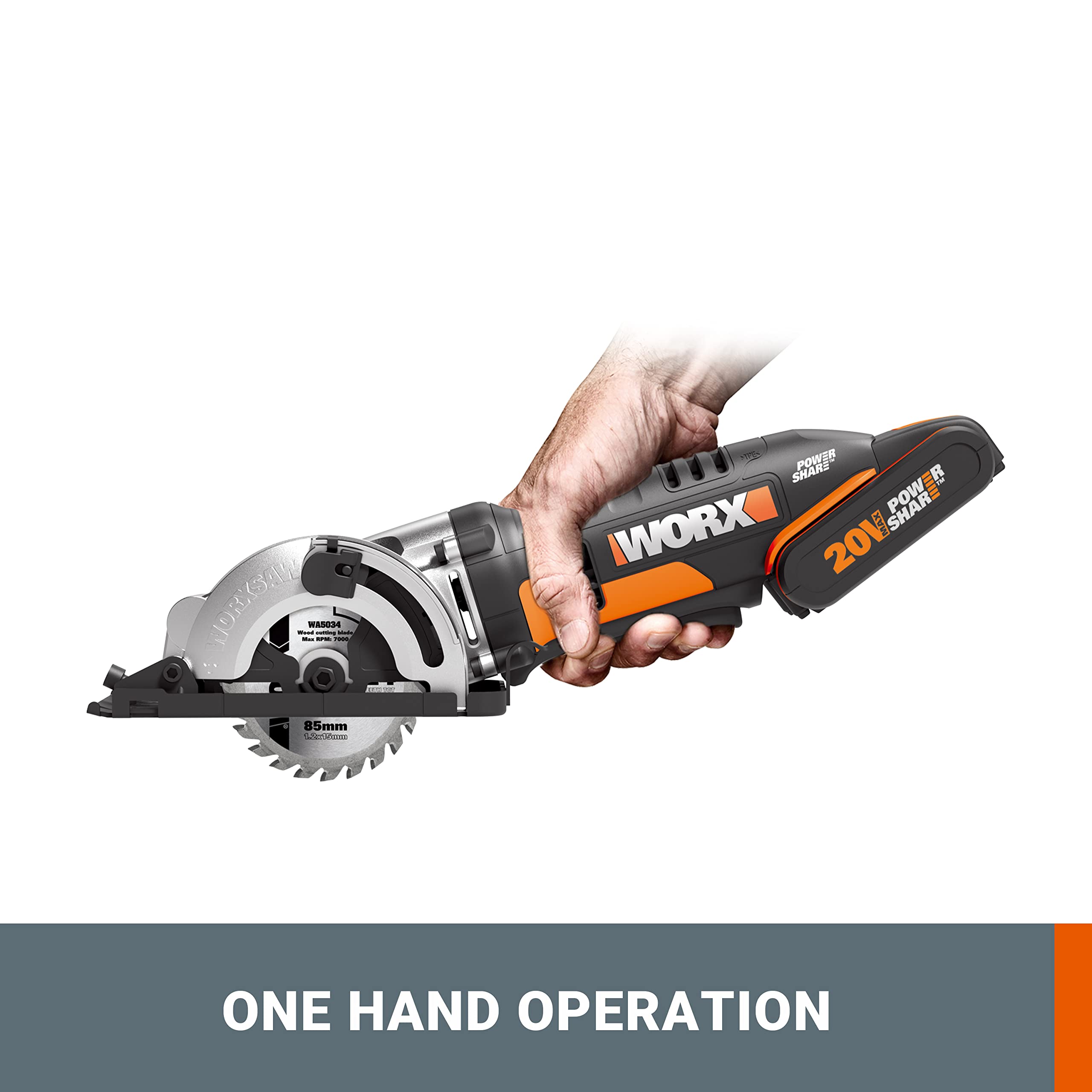 Worxsaw Cordless Compact Circular Saw 
