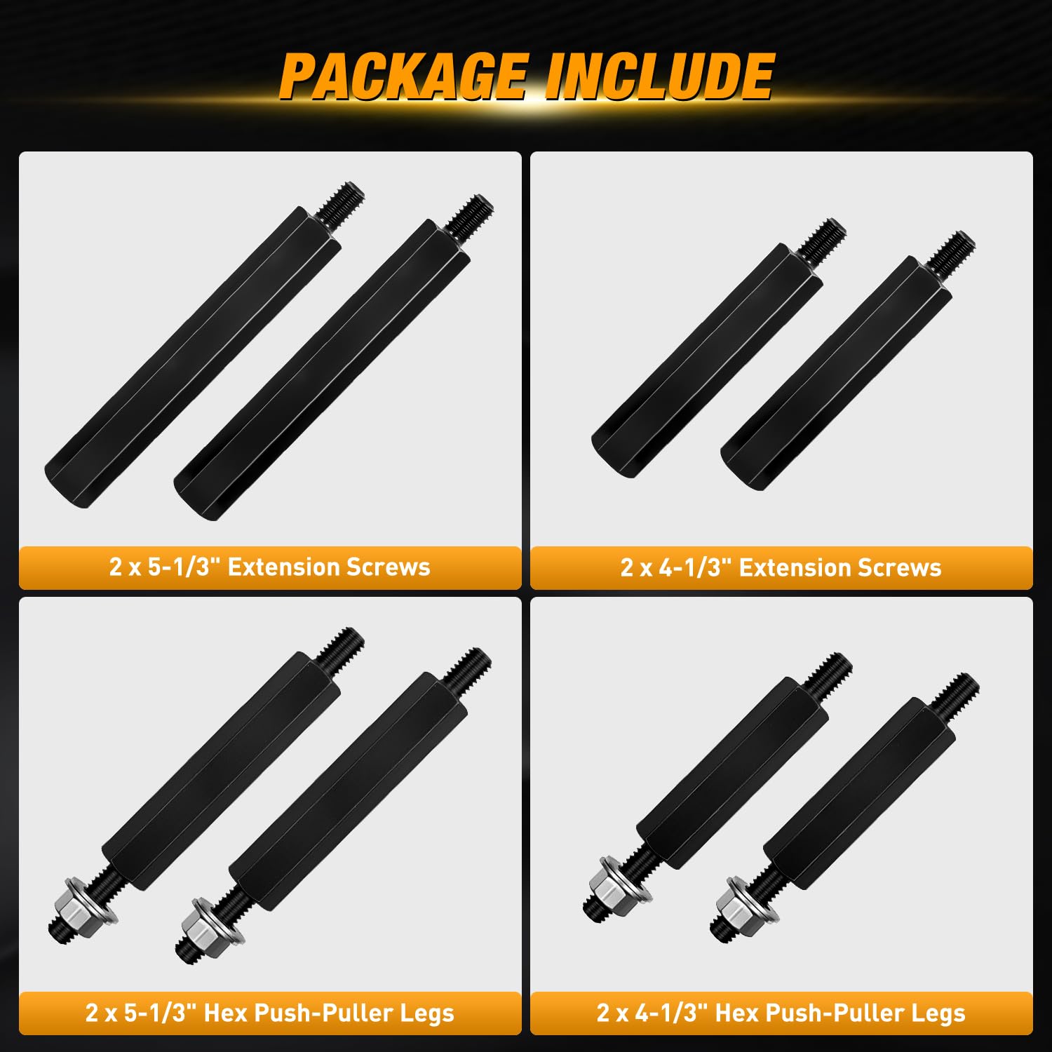 GOOACC Kit de 14 extractores de rodamientos, separador de rodamientos de capacidad de 5 toneladas con mandíbulas de 2 y 3 pulgadas, extracción de rodamientos de rueda y juego de extractor de eje de