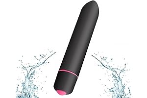 Quiet Mini Vibrating Wand Massager - Handheld Waterproof Personal Massager with 10 Vibration Modes