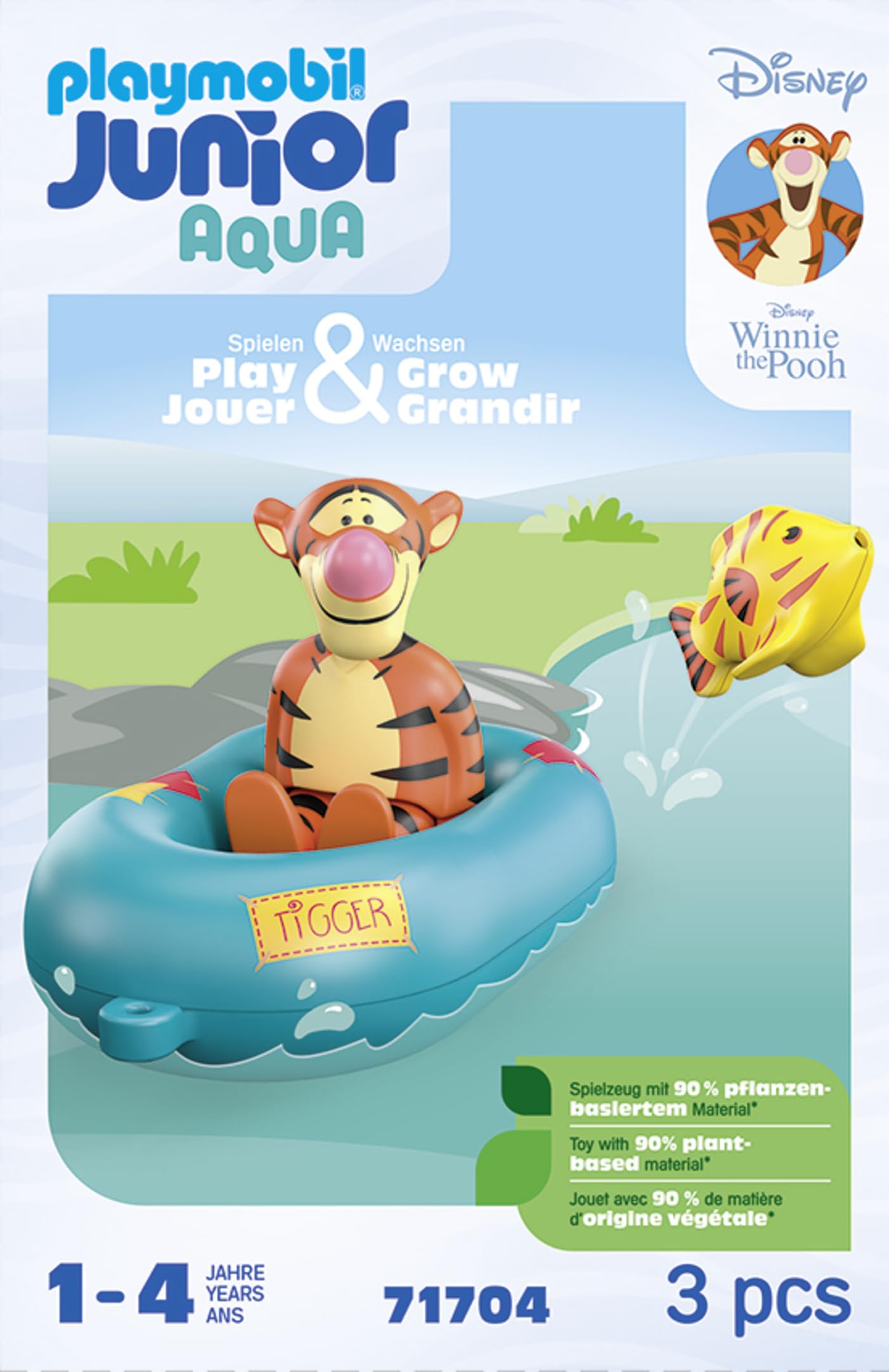 Playmobil 71704 JUNIOR AQUA & Disney: Tigger's Boat Ride, including Tigger and tiger fish - Image 4