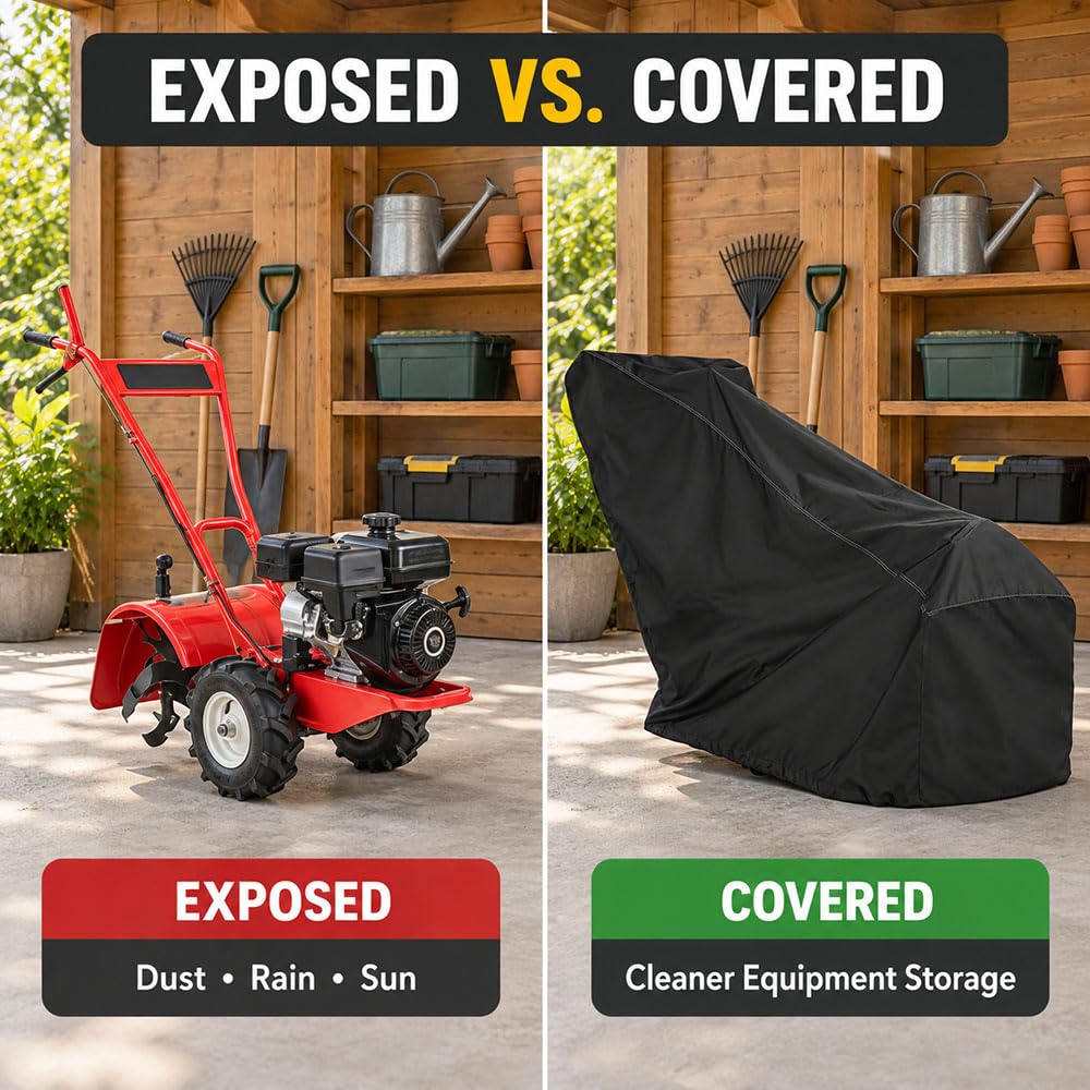 Funda para Motocultor De Empuje para Troy-Bilt Super Bronco CRT
