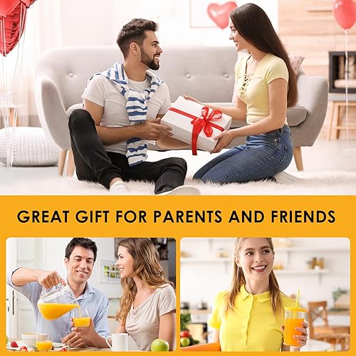 Miniatura 6 de MJ02 Exprimidor manual multifuncional, exprimidor de limón y lima con mango de agarre cómodo, exprimidor de naranja de capacidad de 21 onzas (verde)