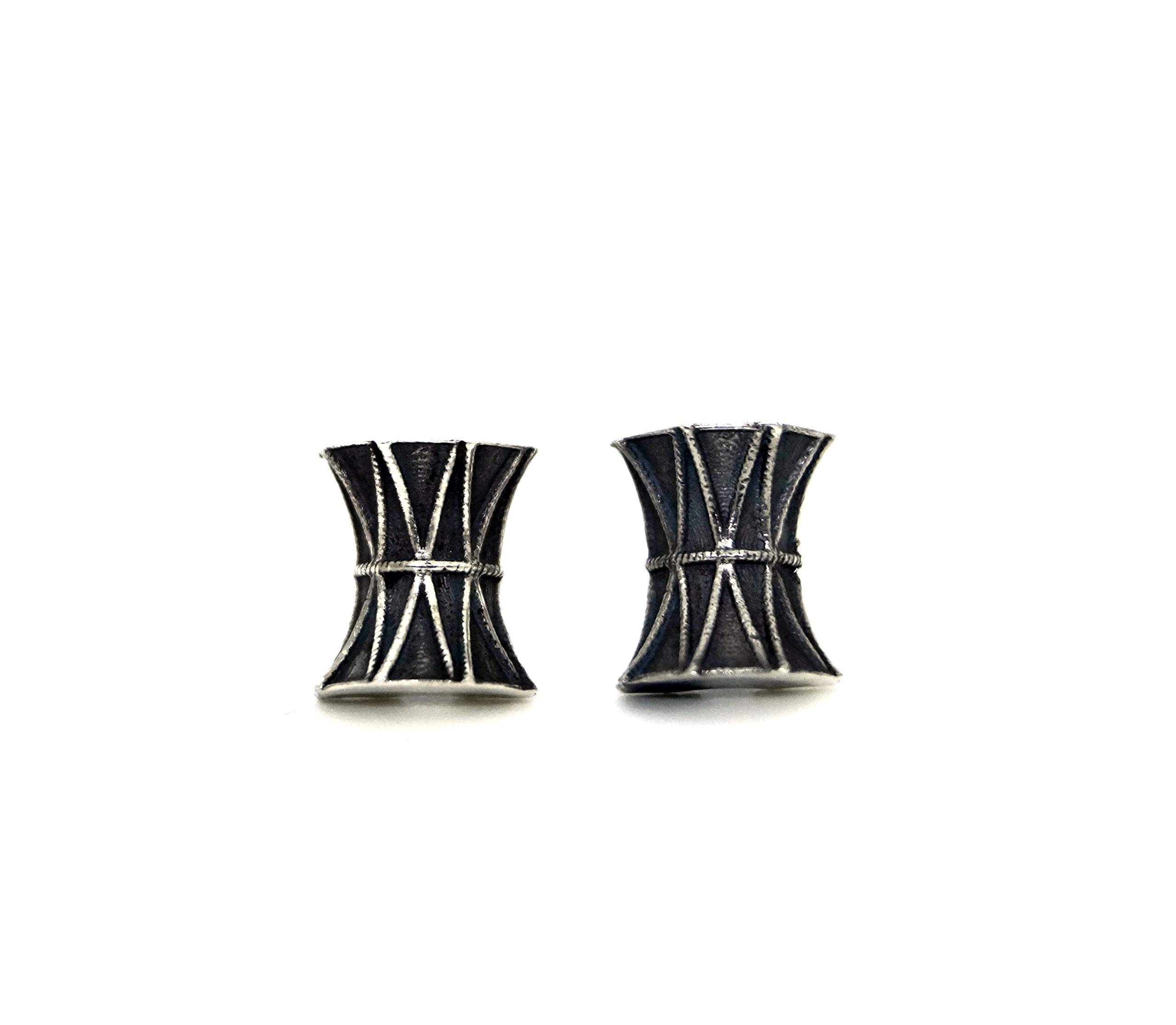 Nemichand Jewels Pure Sterling Silver 925 Shiva Damroo (Damru) Earring Studs for Men (B07G91QJCX) Amazon Price History, Amazon Price Tracker