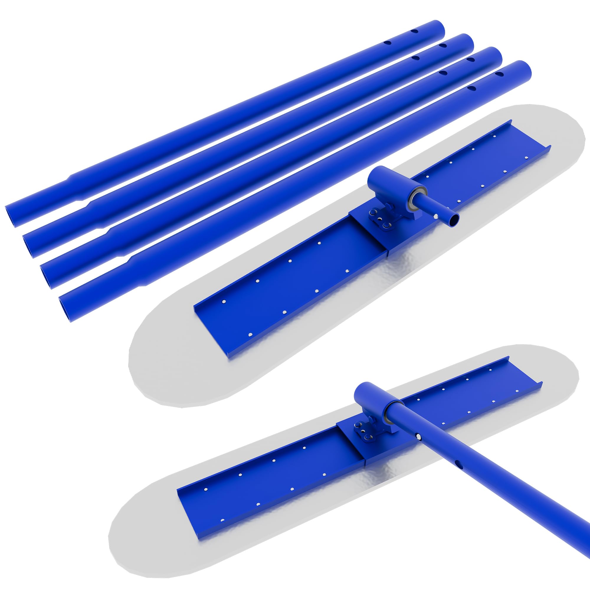 Bull Float Concrete Tools, 48"×8" Stainless Steel Concrete Float