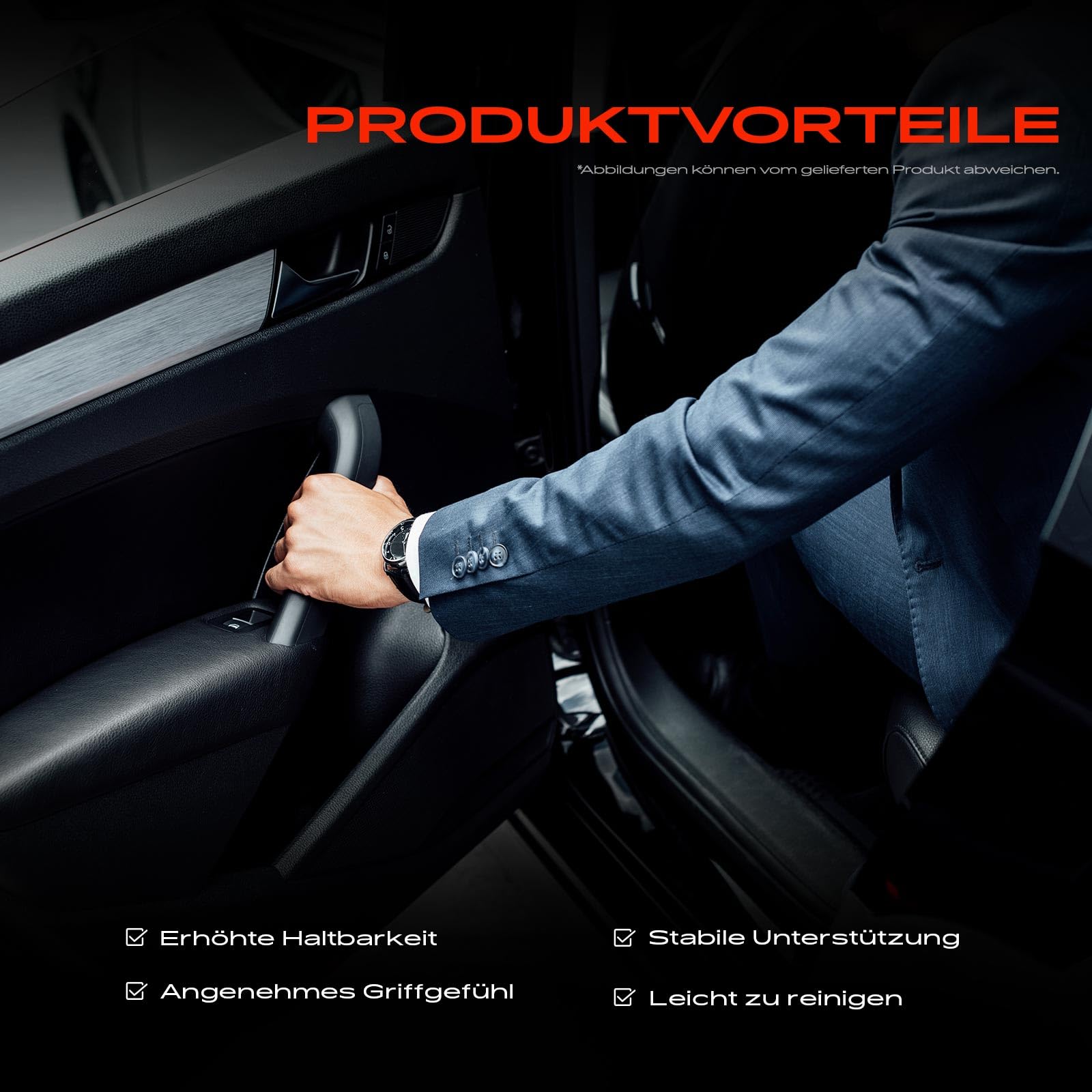 Frankberg 7x Türgriff Innenausstattung Vorne Hinten Grau Kompatibel mit 5er F10 520 523 525 528 530 535 550 5er Touring F11 520 523 525 528 530 535 550 Replace# 51417225856