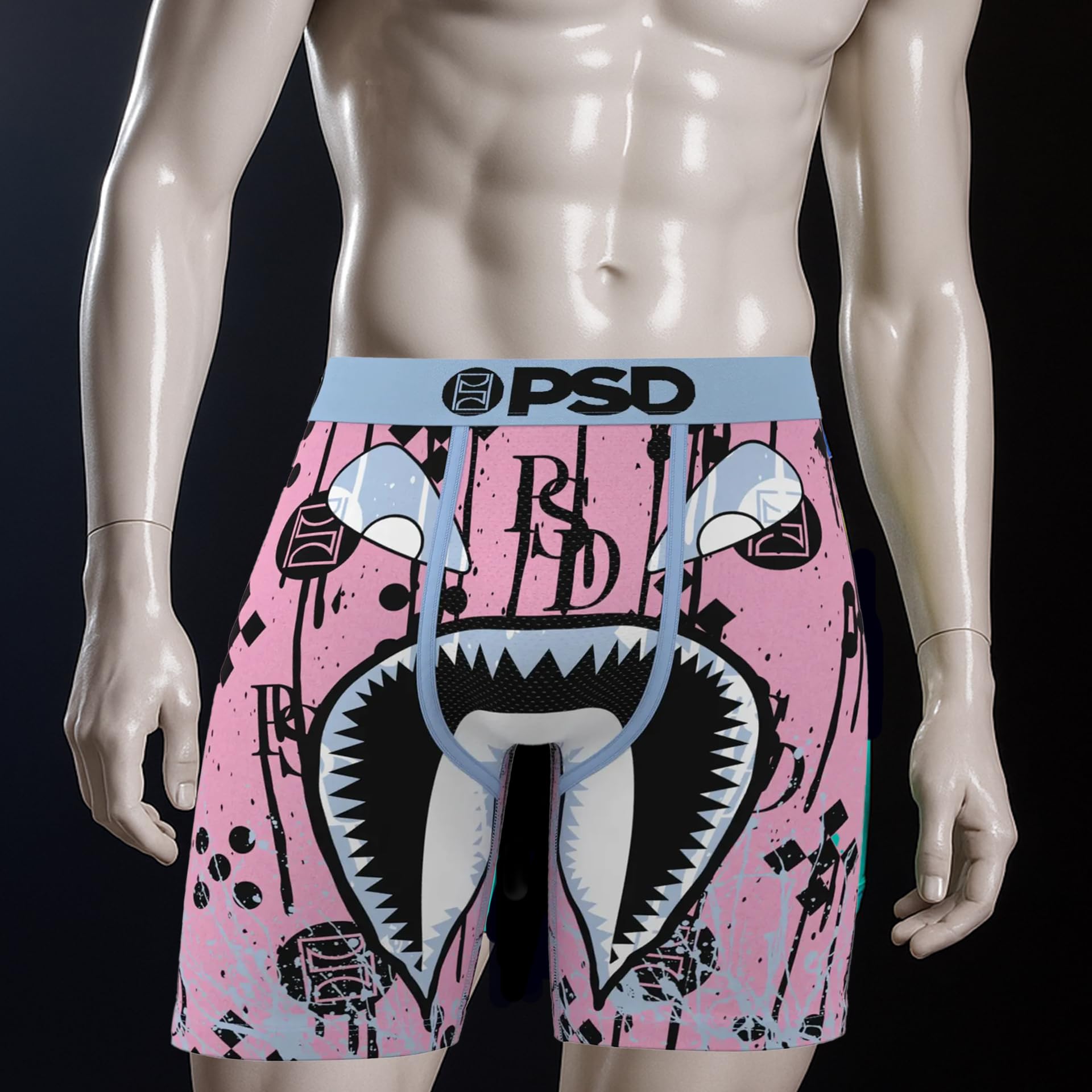 PSD Calzoncillos para Hombre Warface Scoop | Entrepierna de 7", Bolsa Micromesh Sellada y Transpirable, Costuras Planas, Cintura de Mezcla de Microfibra
