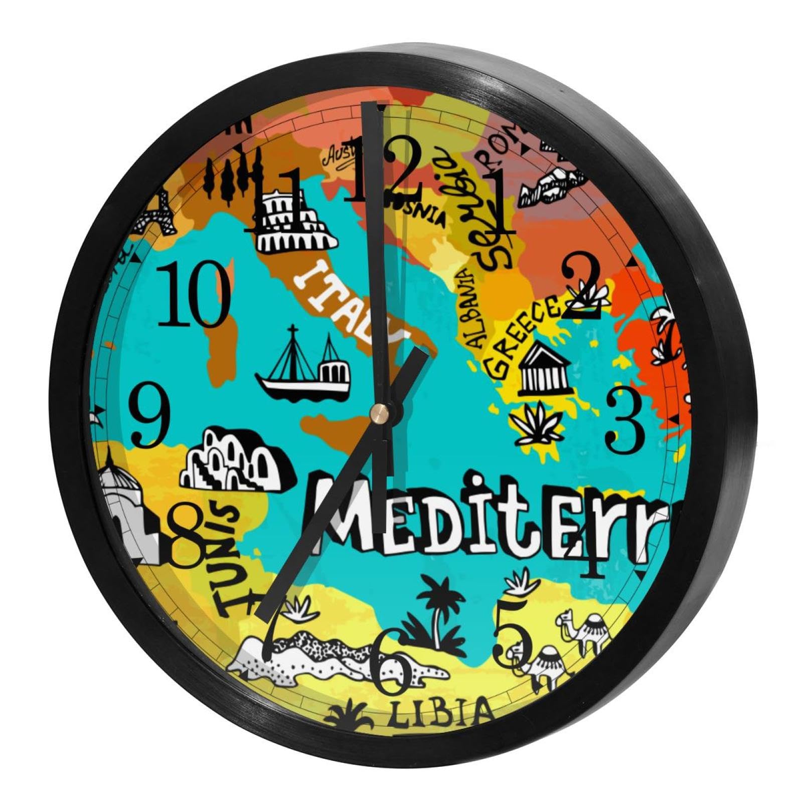 Horloge murale à quartz silencieuse pour retrouver le sommeil sans bruit