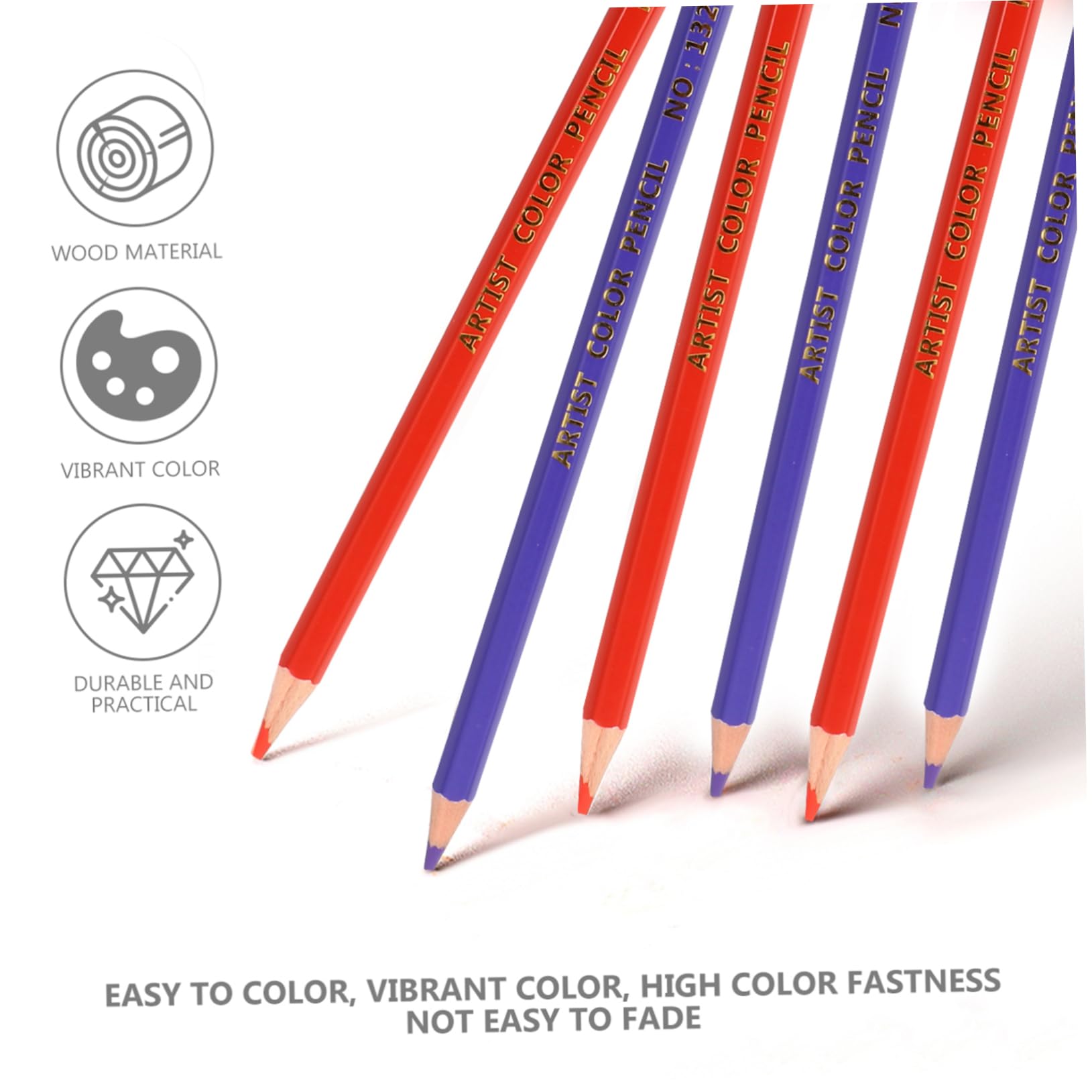 Ensemble de Crayons de Couleur Professionnels 120 Pièces