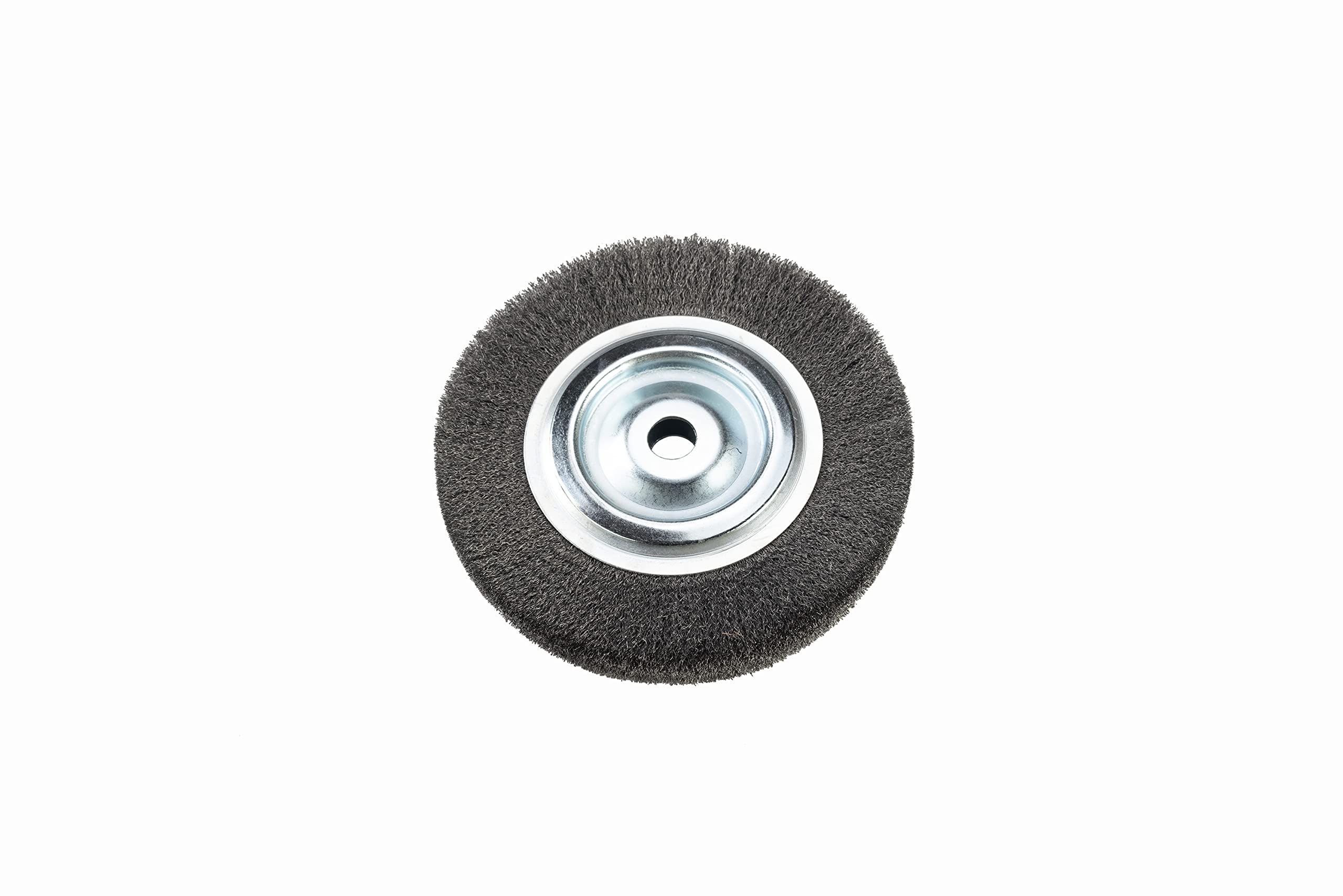 Januel - Brosse Circulaire Monture Acier - Fil de 0,15 Alésage 20mm - 150mm Diamètre