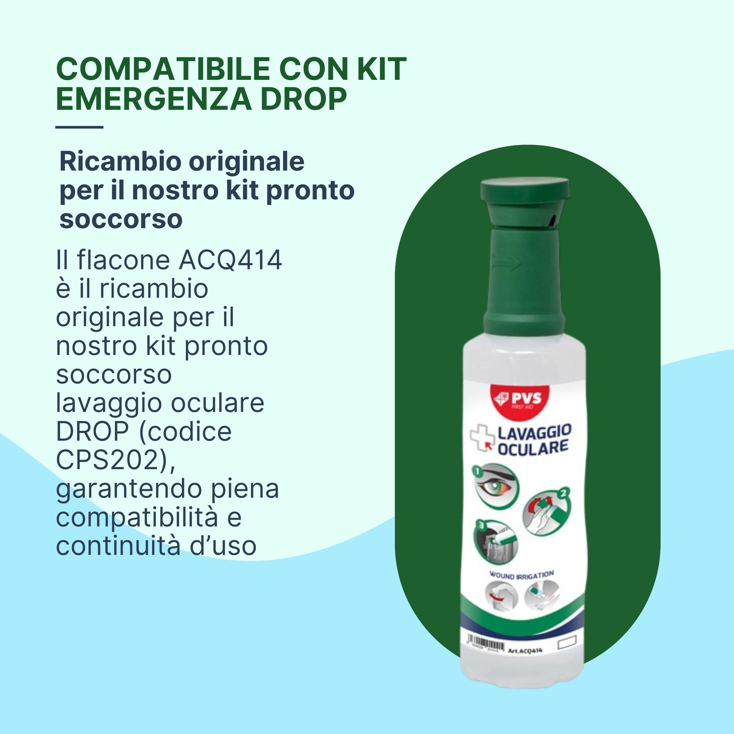 REMEDIA ONE - Soluzione Salina Sterile per Lavaggio Oculare di Primo Soccorso 10 pz - Flacone 500 ml con Tappo Monouso