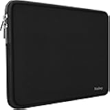 Naukay Laptop Sleeve Case, 15.6 Inch,Resistant Neoprene Notebook Computer Pocket Case/Tablet Briefcase Carrying Bag Compatible Asus/Dell/Fujitsu/HP/Sony/Toshiba/Acer- (Black)