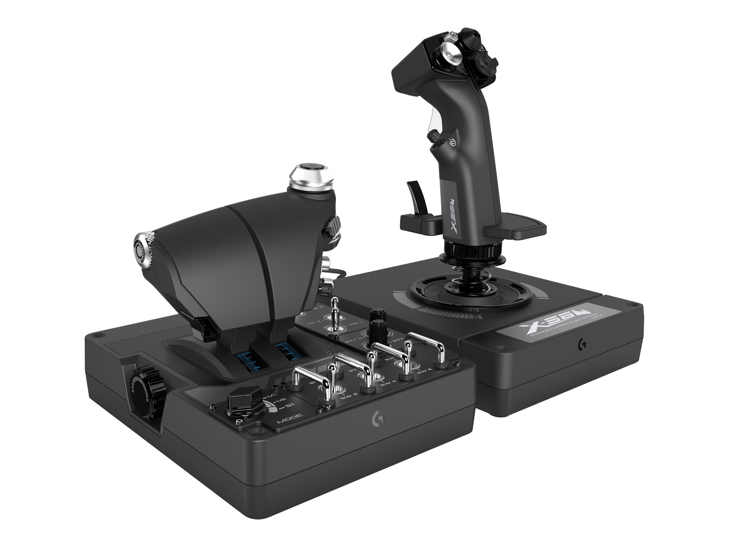 Amazon | Logitech G X56 Hotas RGB フライト/スペースシミュレーター