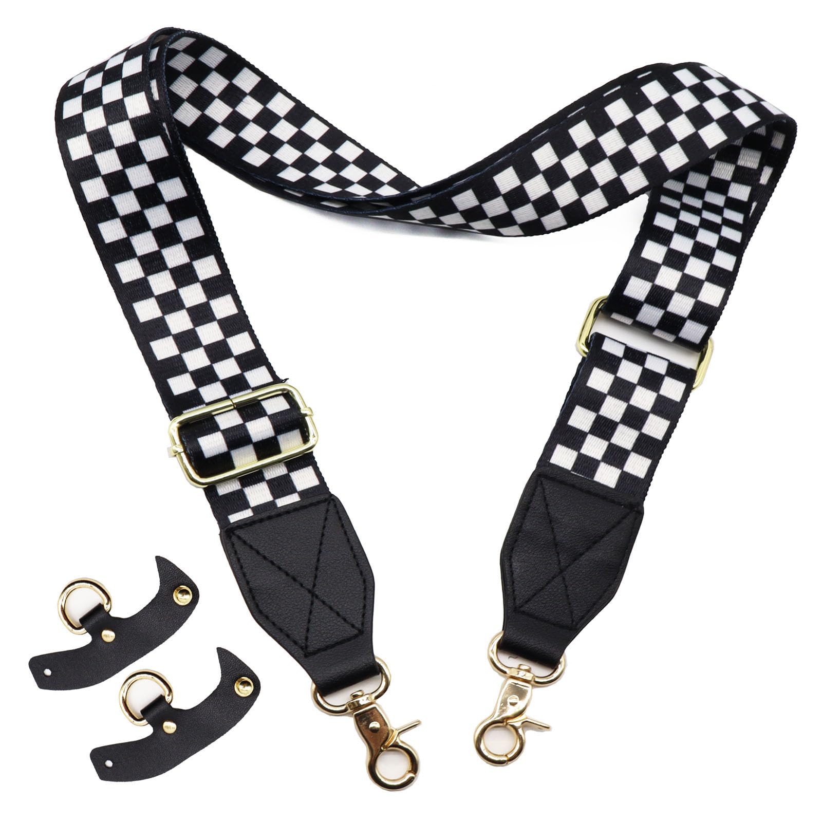 LEMEDE Purse Strap Replacement Crossbody 1.5" Wide Shoulder Strap Adjustable Straps Handbag Strap Replacement Belts