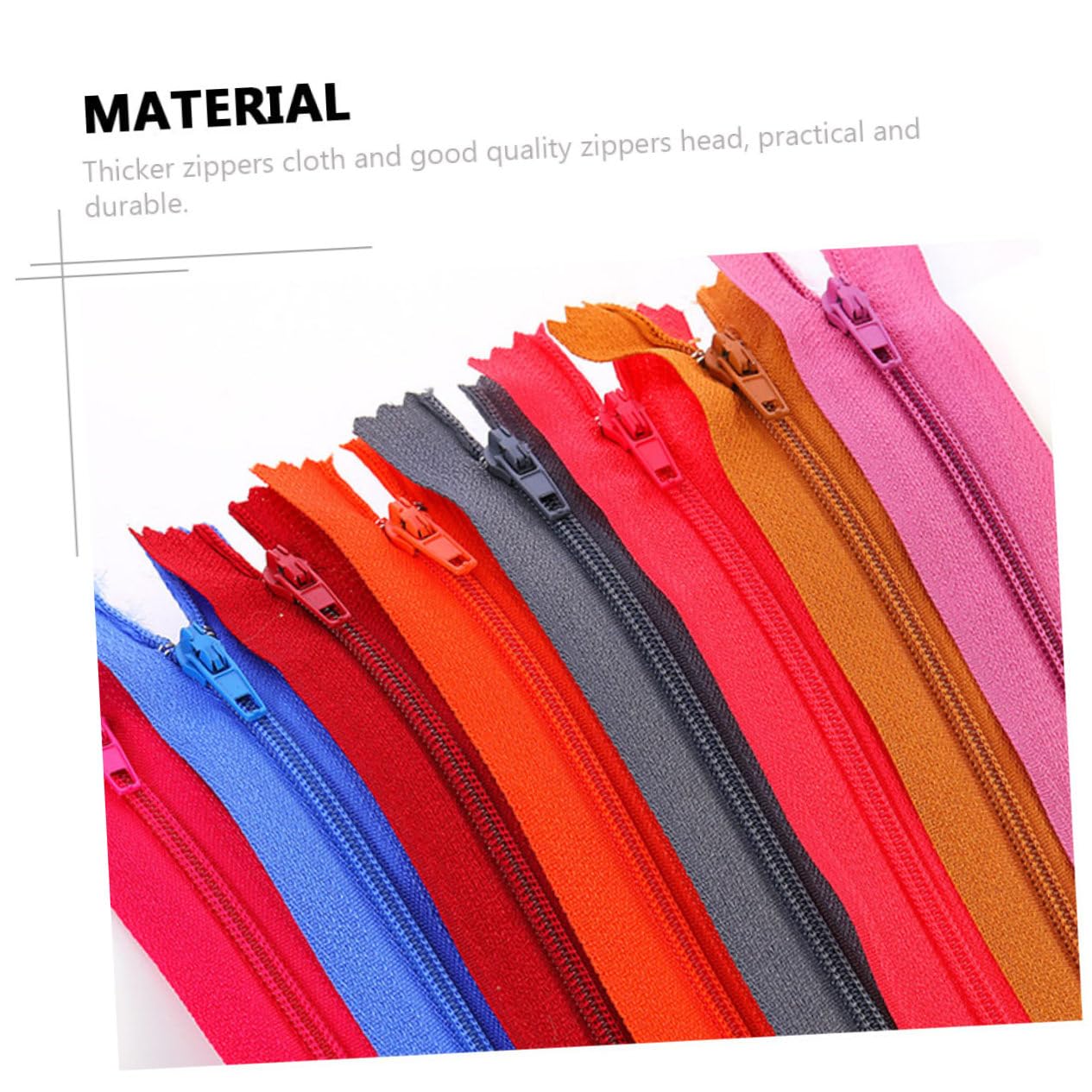 jojofuny 100pezzi Cerniere in Nylon Colorate Per Cucire Cerniere Per e Vestiti Resistenti e Durature Colori Misti