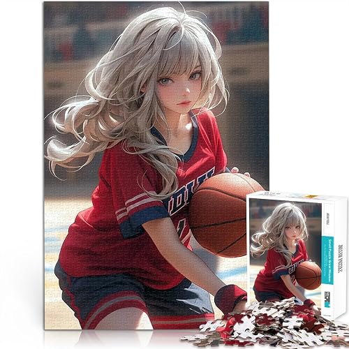 Rompecabezas de 1000 Piezas para Adultos Anime de Baloncesto Juguetes de Entretenimiento Familiar Regalo…