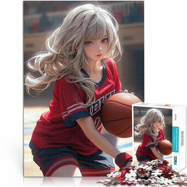 Rompecabezas de 1000 Piezas para Adultos Anime de Baloncesto Juguetes de Entretenimiento Familiar Regalo…