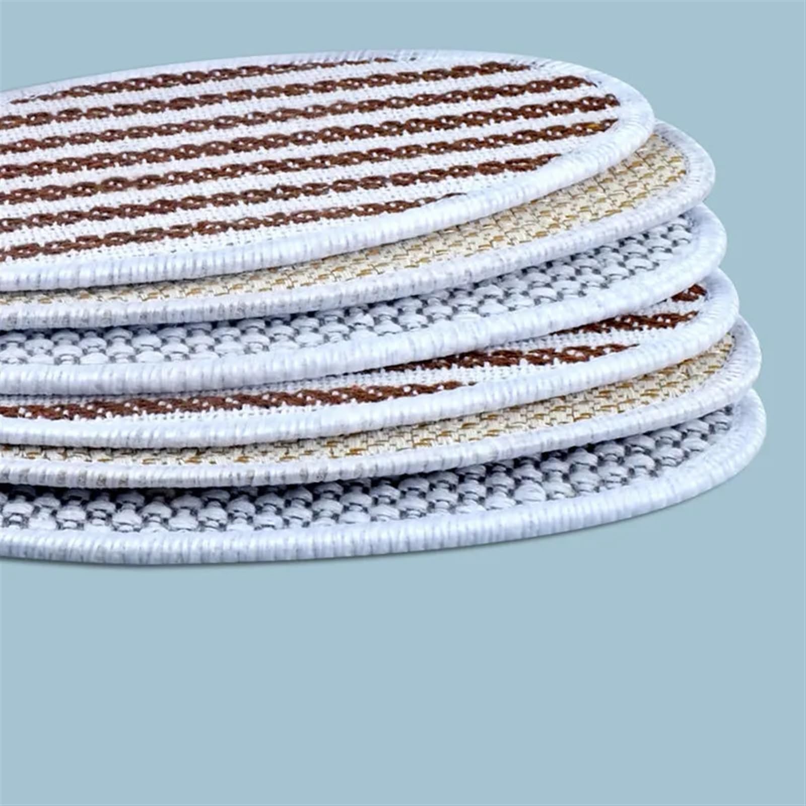 Solette In Cotone 3 paia di solette in lino cotone piedi suola inferiore morbida e traspirante uomo donna inserto for scarpe comodo cuscinetto ispessente for l'assorbimento del sudore(EU(40)-25 CM)