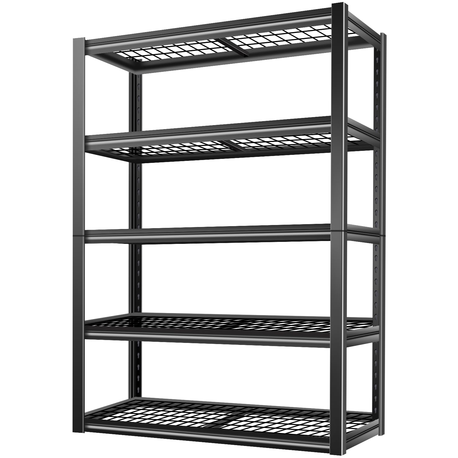 BILT HARD Garage Shelving 3000 LBS 36" W x 18" D x 72" H, Heavy Duty 5-Tier Metal Shelving Units with Adjustable Shelf, Steel Wire Utility Storage Shelves