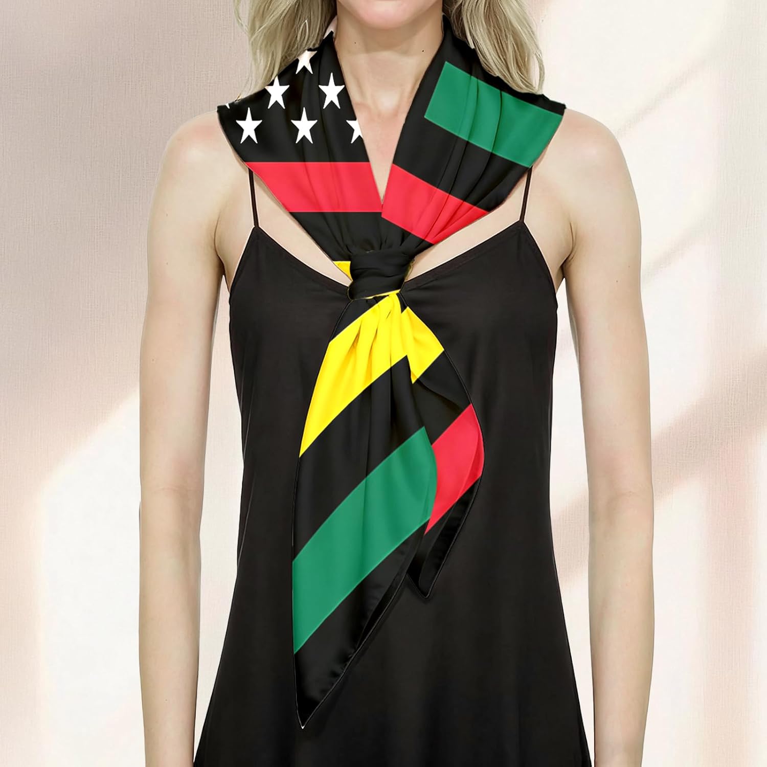 Fashion Head Scarf for Women Silk Scarf Large Square Sleeping Wrap Satin Neck Bandana for Gift 27.5 x 27.5 inches - Image 5