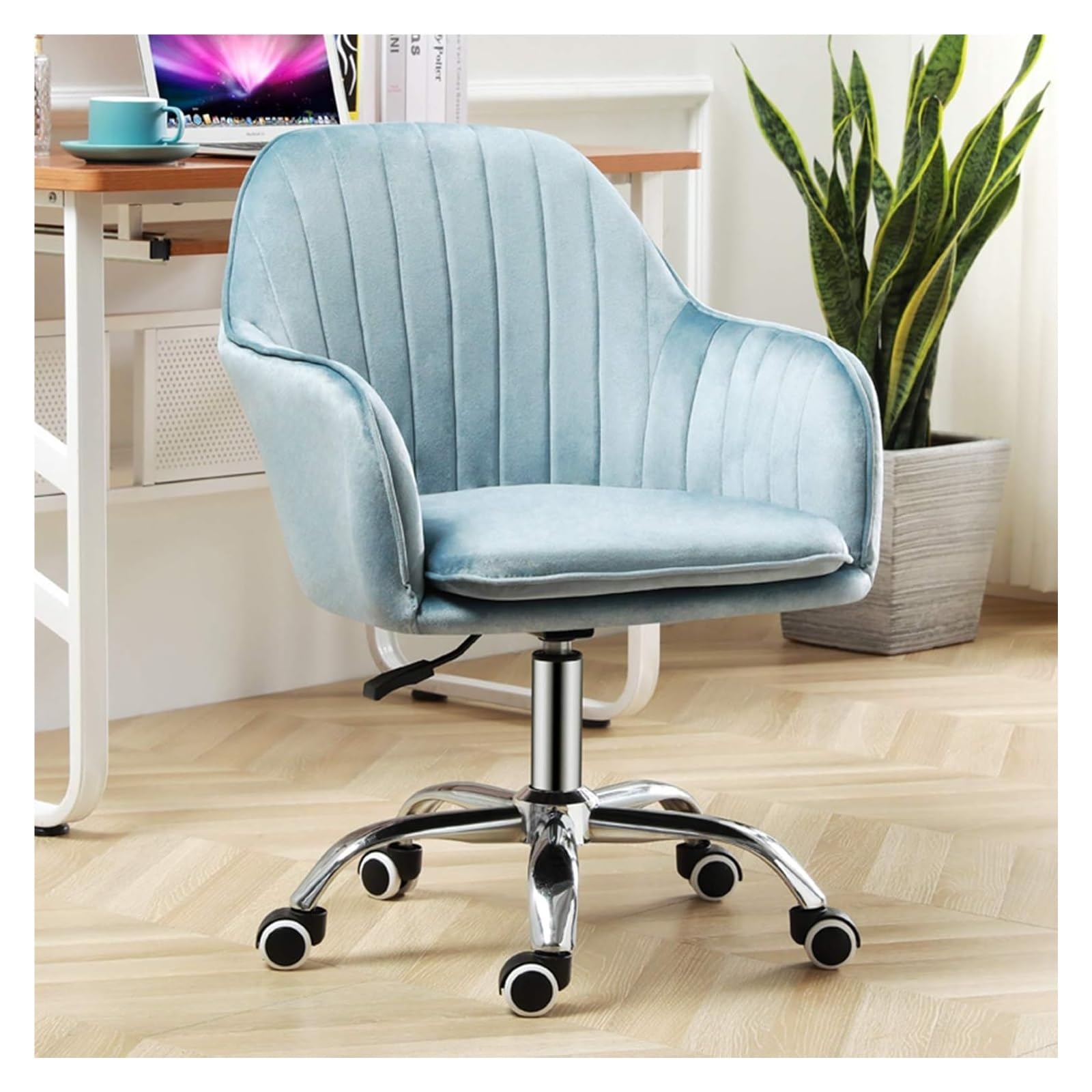 Chaise de bureau ergonomique réglable : tabouret pivotant confortable pour le dos