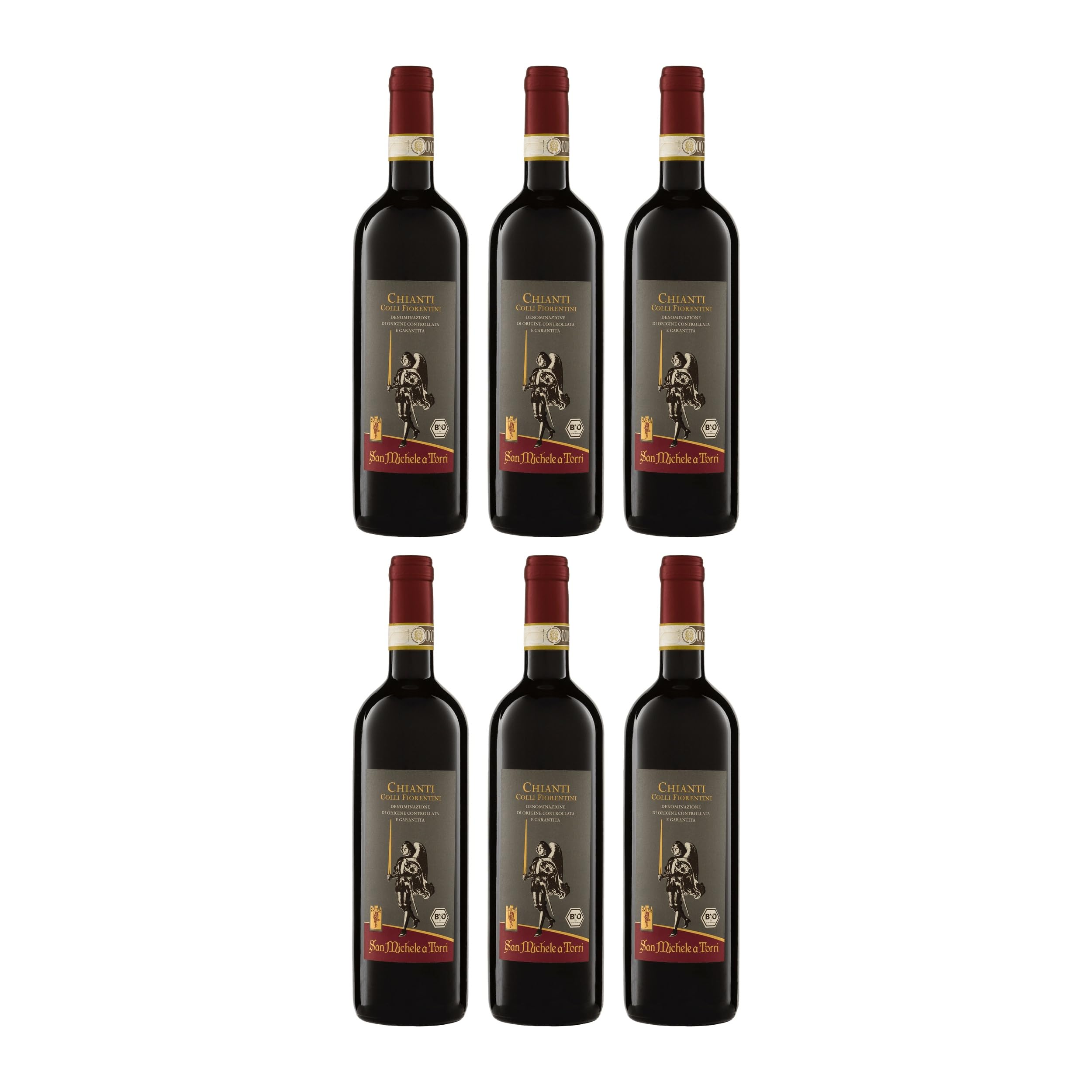 Fattoria San Michele Chianti DOCG A Torri Rotwein Rot Trocken BIO Italien inkl. FeinWert E-Book (6 x 0.75 l)