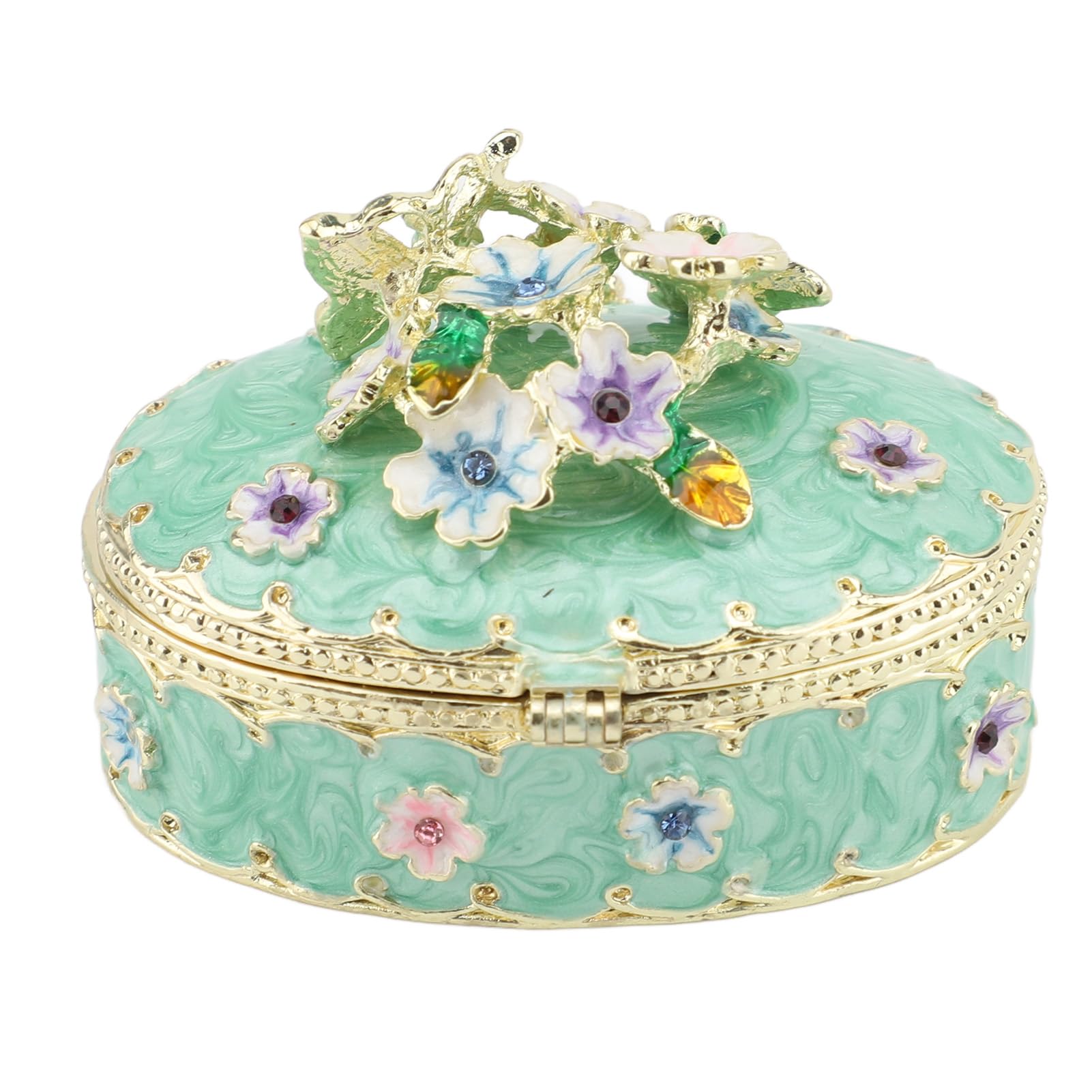 Amazon.com: Fockety Hand Painted Trinket Box, 2.56in Enamel