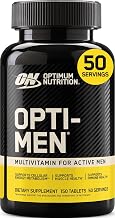 Optimum Nutrition Opti-Men, Vitamin C, Zinc and Vitamin D, E, B12 for Immune Support Mens Daily Multivitamin Supplement, 150 Count (Packaging May Vary)