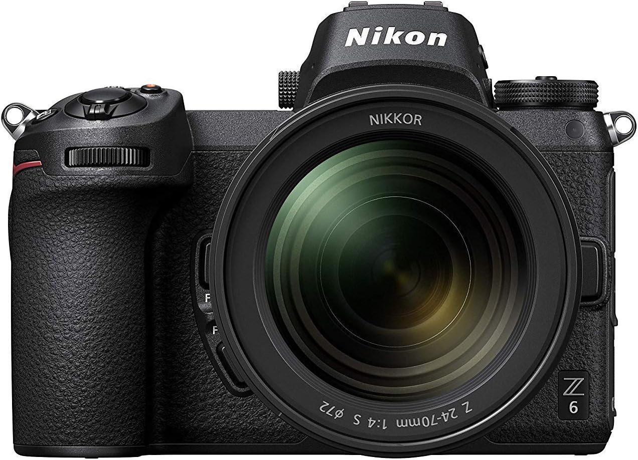 NikonZ6 Fx Format Mirrorless Camera With Nikkor Z 24-70Mm F/4 S Lens (Black)