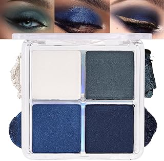 evpct Paleta cuádruple de sombras de ojos, bl...