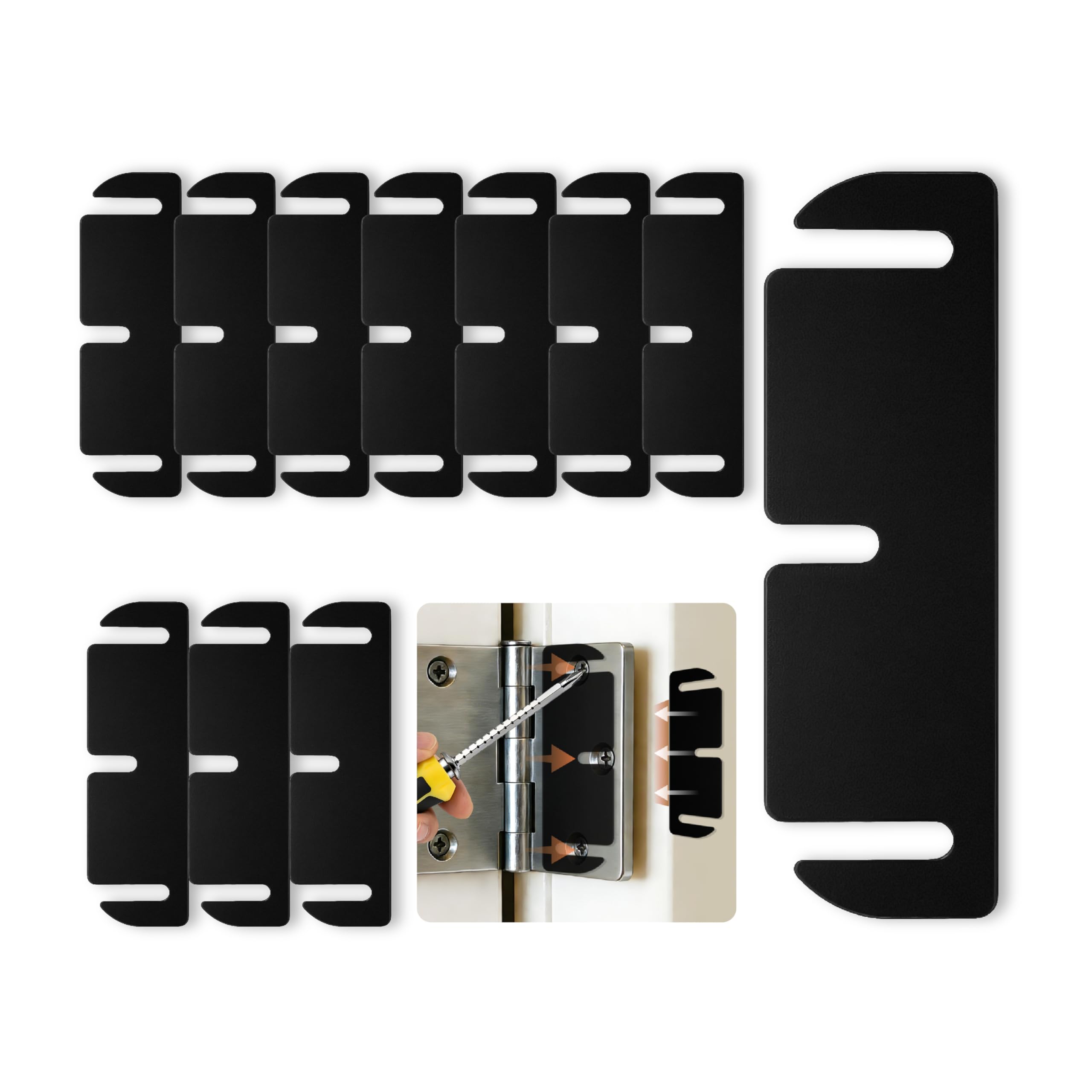 Door Hinge Shims - Adjust Door Alignment -10 Door Hinge Shims - Adjust Door Alignment -10