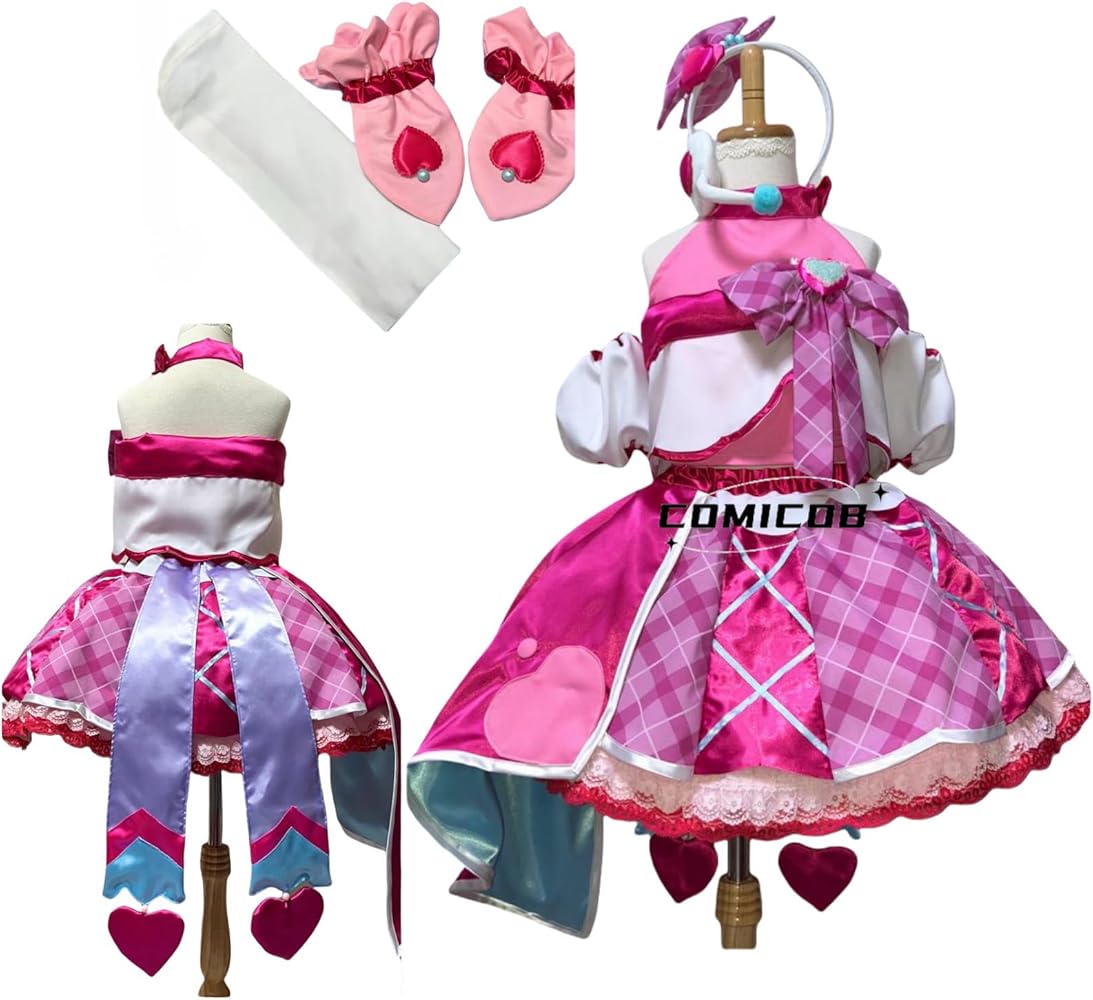 キミプリ キュアアイドル コスプレ衣装 ウィッグ込 Amazon.co.jp: キミ