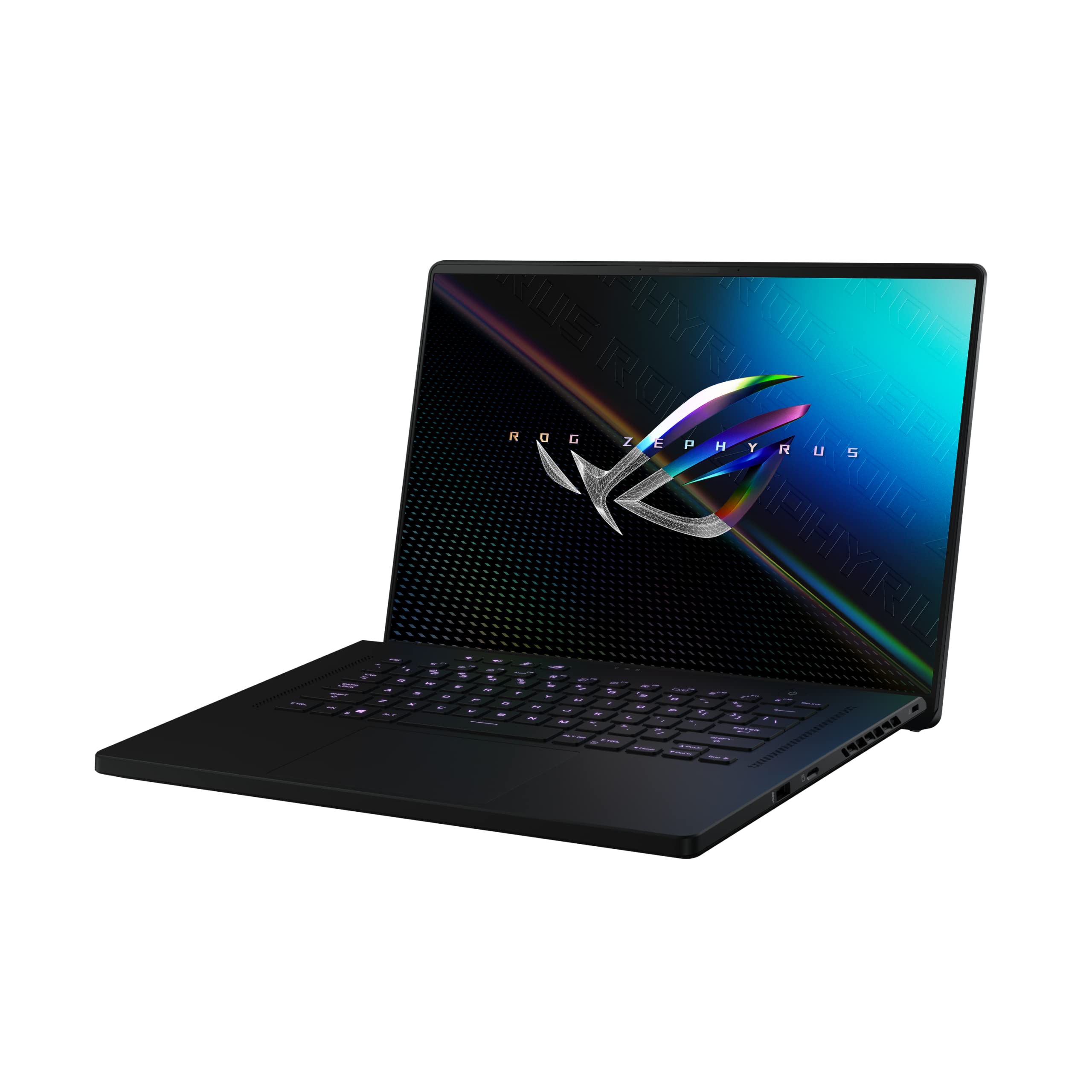 ASUS ROG Zephyrus M16 laptop | wyświetlacz IPS 16" 2,5k WQXGA 165 Hz/3ms 16:10 IPS | Intel i9-12900H | 32 GB RAM | 2 TB SSD | NVIDIA RTX 3080Ti | Windows 11 | klawiatura QWERTZ | Off Black