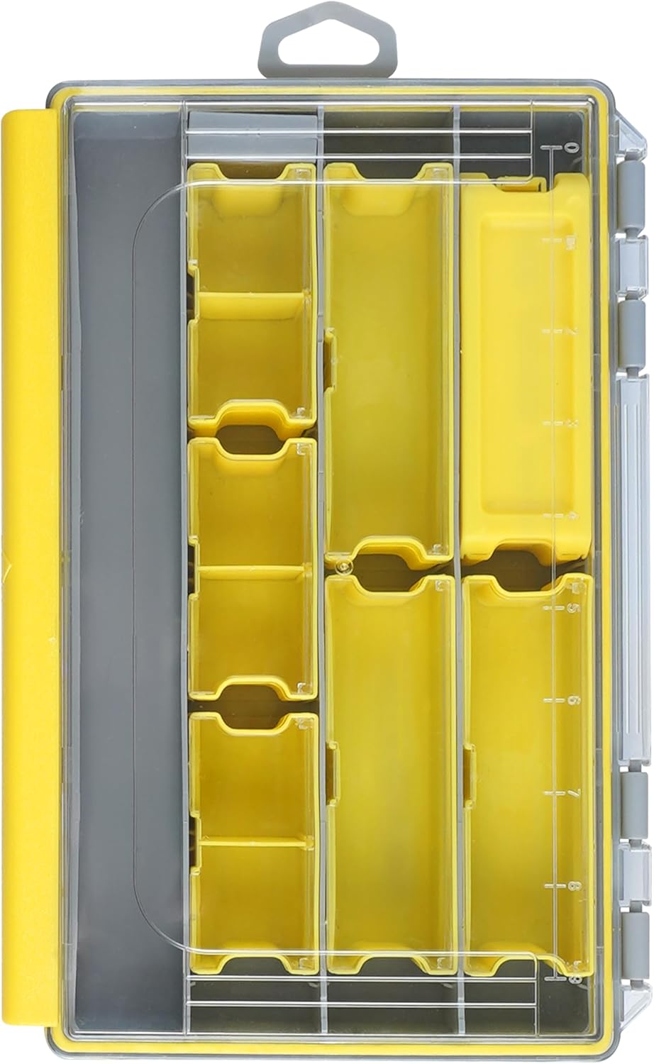 OROOTL Waterproof Fishing Tackle Box Organizer Versatile Storage Organizer Box with Adjustable Dividers Transparent Tackle Boxes Saltwater Freshwater Fly Fishing Accessories Gift for Men
