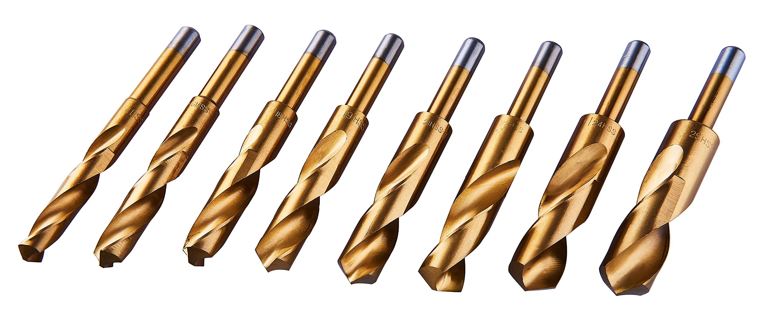 Amtech F1280 8 Piece 13mm (1/2″) HSS (high speed steel) blacksmith’s drill bit set, Clear, 1/2-Inch - Image 3