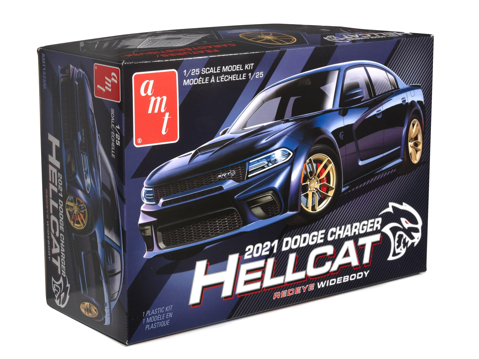 Amazon.com: AMT Skill 2 Model Kit 2021 Hellcat Redeye Widebody 1