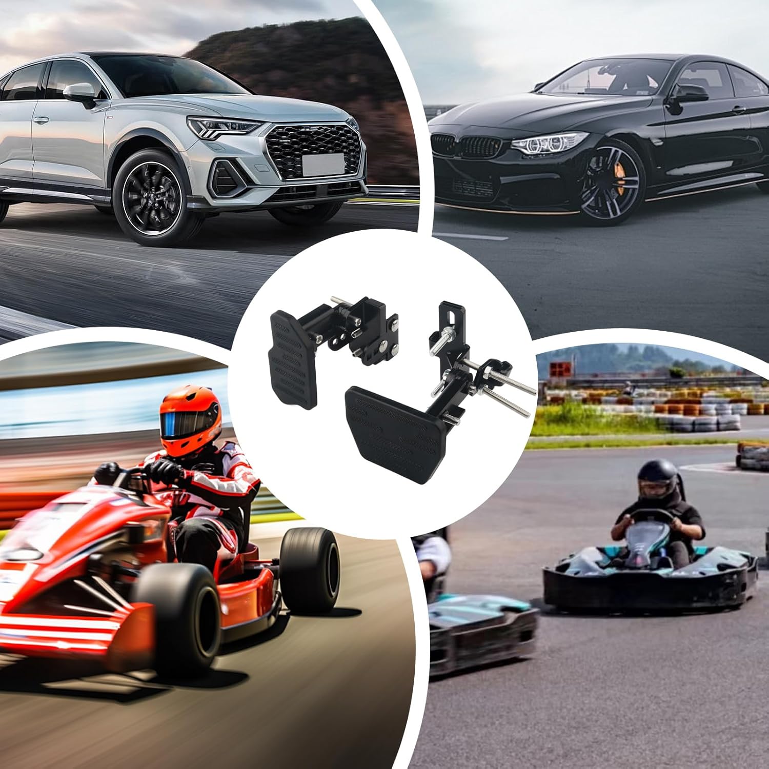 ペダルエクステンダー - 角度調整可能な交換パーツ - 車用アクセルペダルエクステンダー,トラック・SUV・セダン・スクーター・ピッ