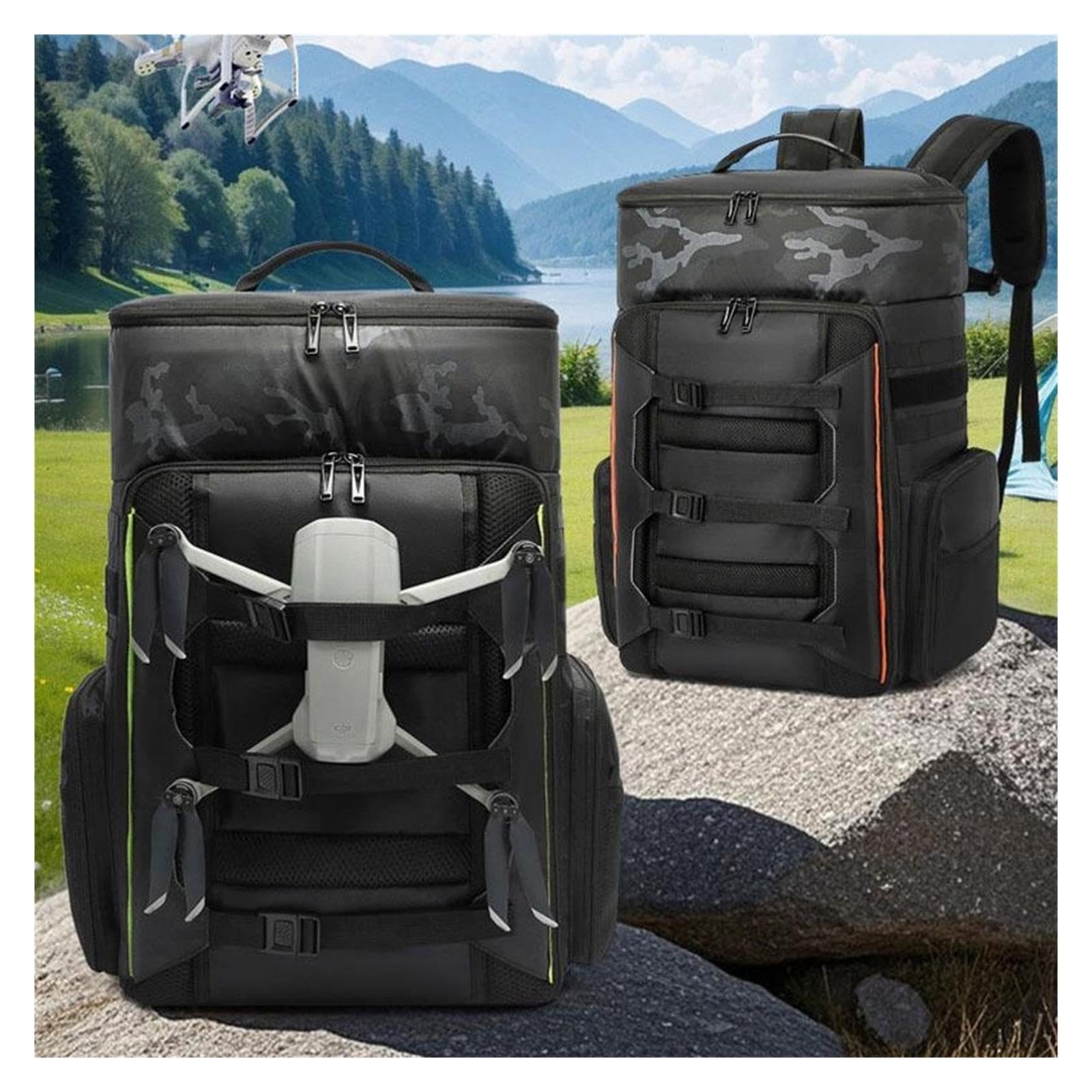 Zaino da viaggio multifunzionale for drone e fotocamera da esterno