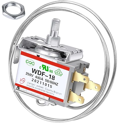 Mini Fridge Thermostat, 3 Pin Screw Mount Universal WDF-18 Refrigerator