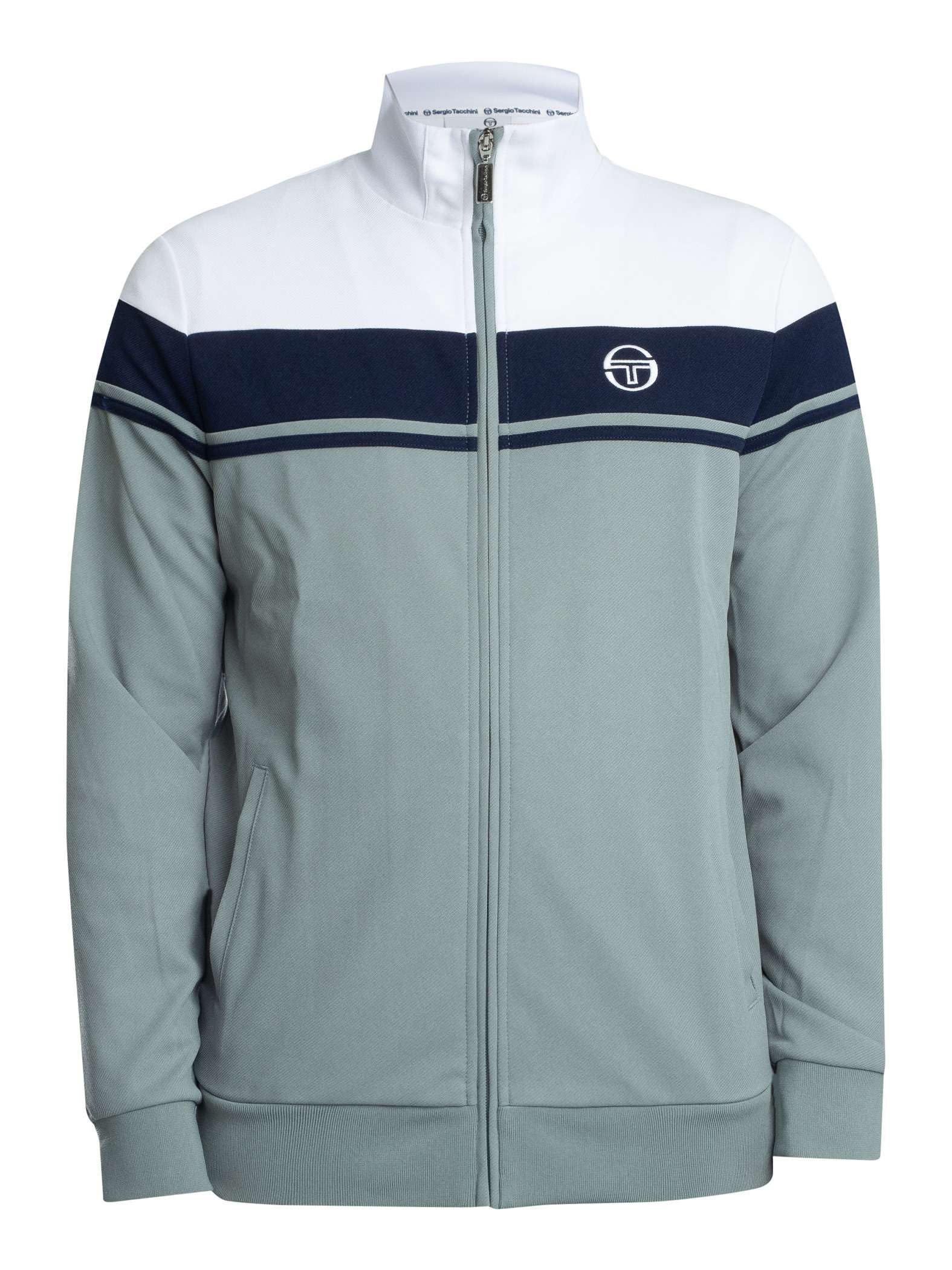 Sergio Tacchini Męski Dres Damarindo, White/Maritime Blue/Lead