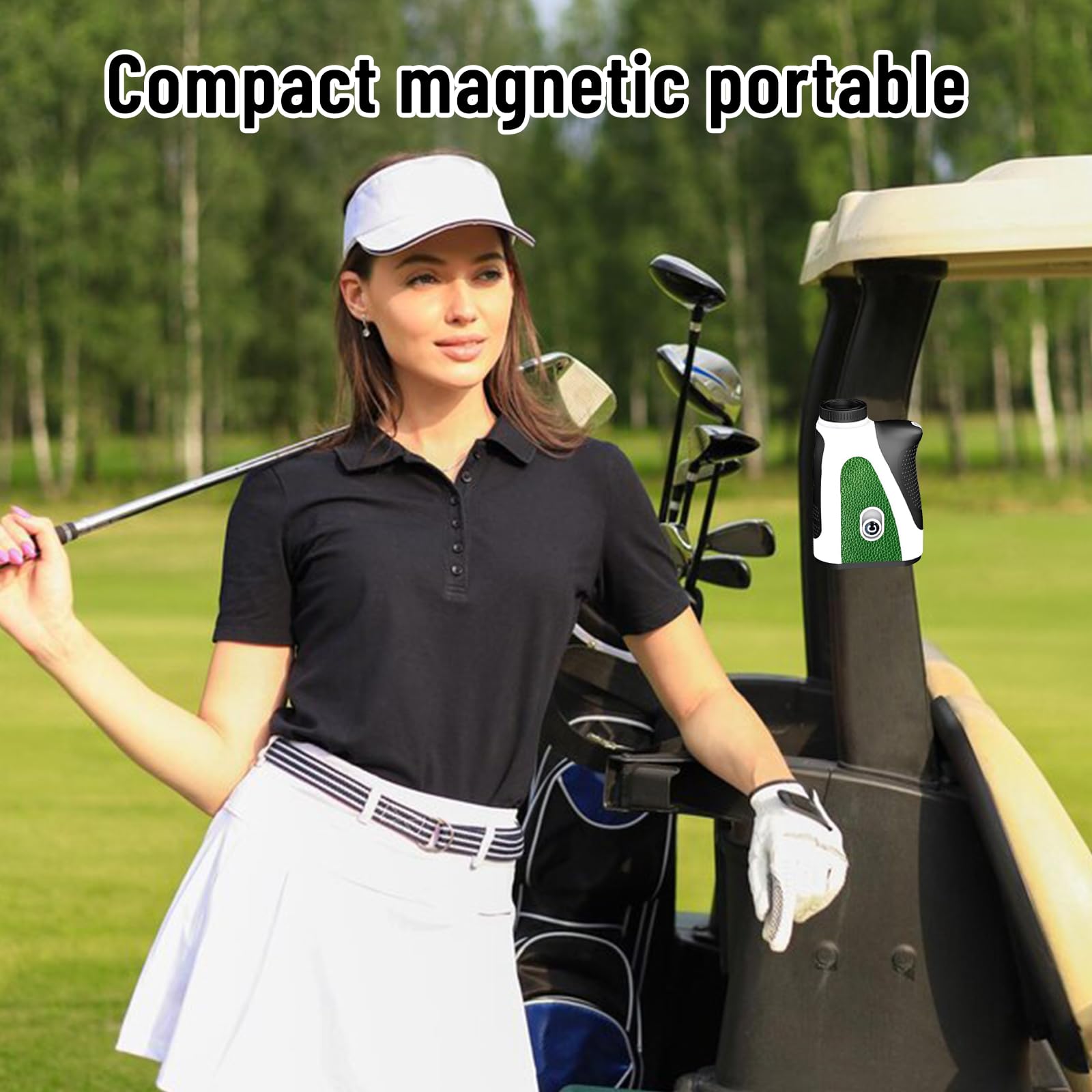 Telemetro Da Golf LC600AG 600m Con Compensazione Pendenza E Blocco Bandiera - Ottico 6x, Vibrazione, 3 Modalità, Per Golfisti, Regalo Uomo